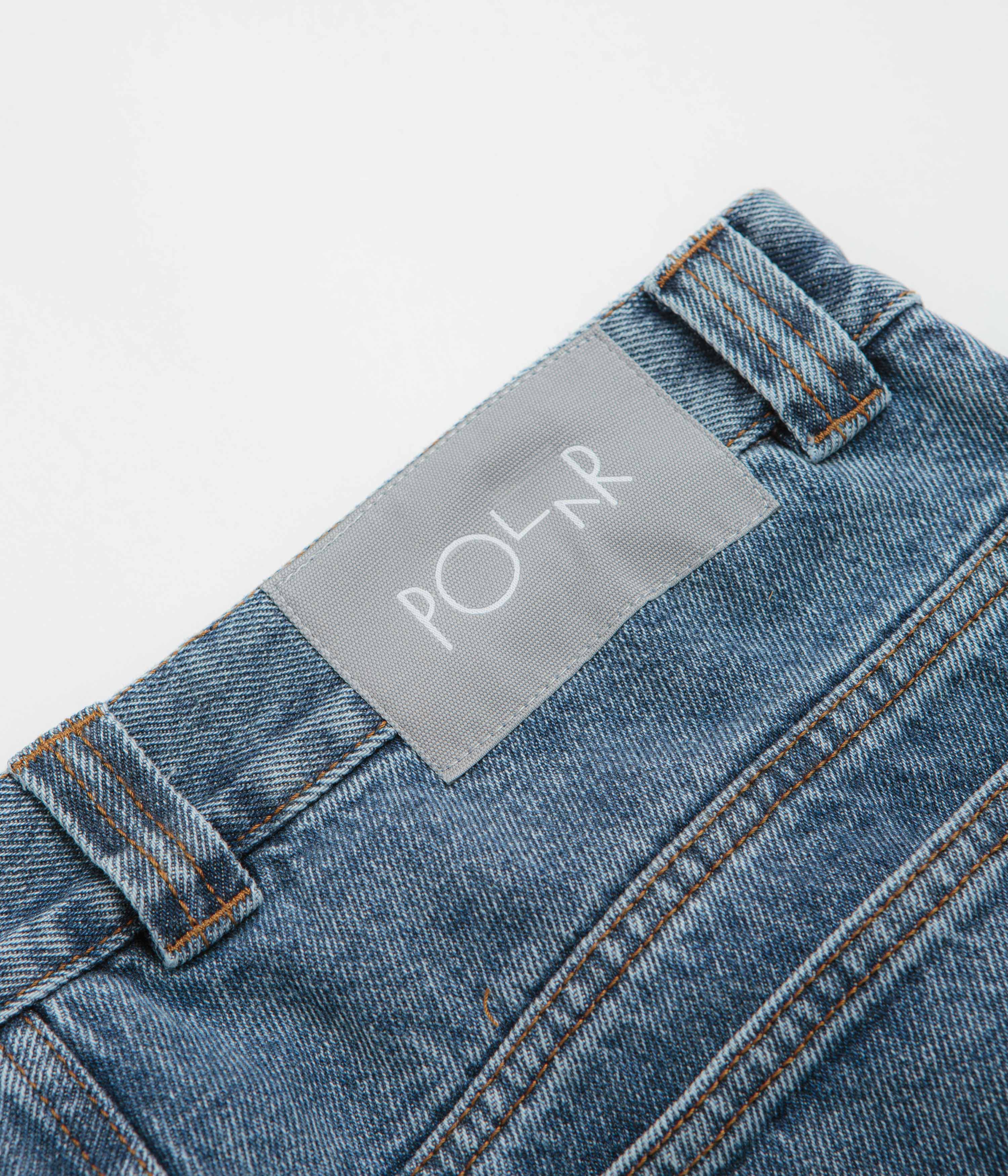 Polar 93 Jeans - Heavy Washed Blue - Image 8