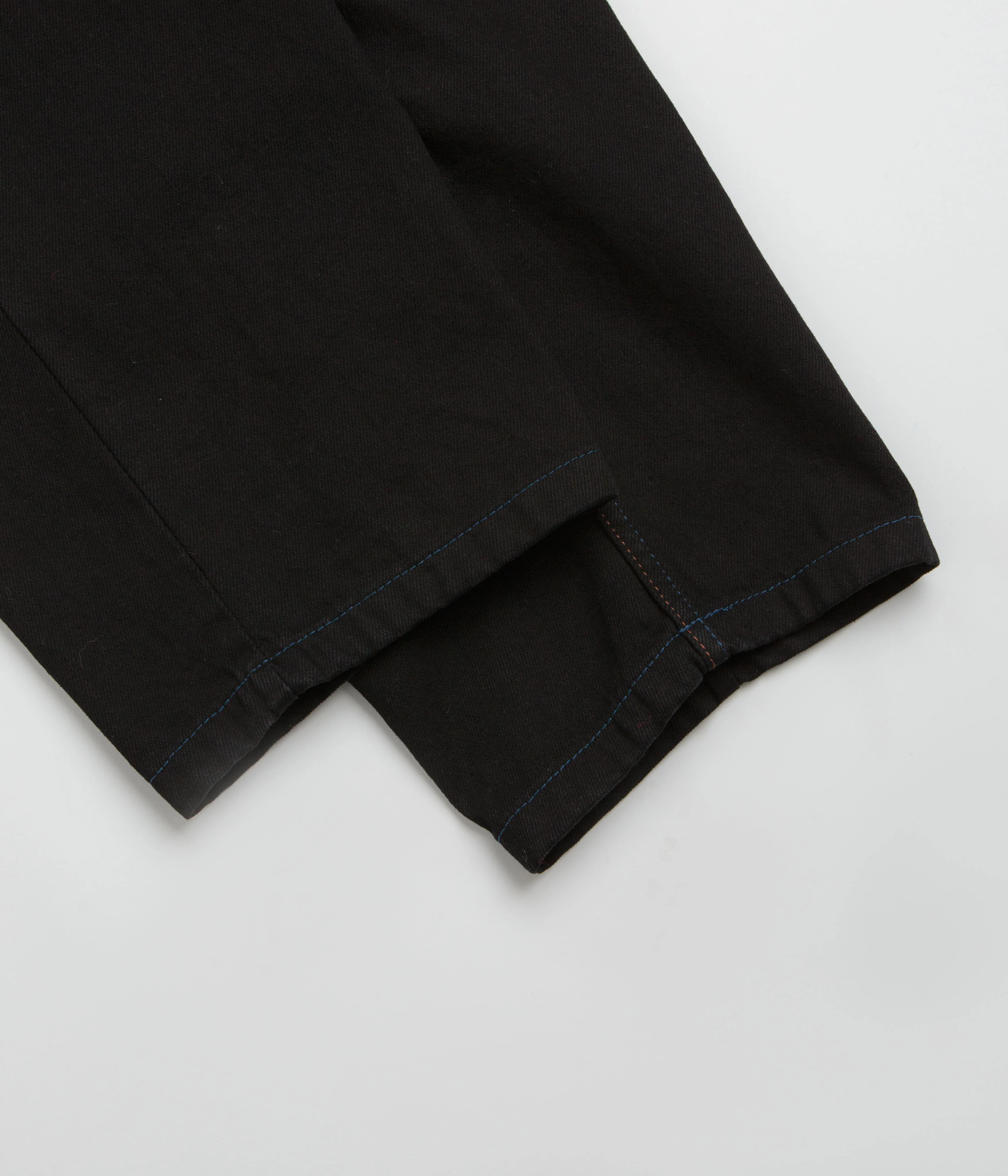 Polar Big Boy Jeans - Black / Blue Stitching - Image 9