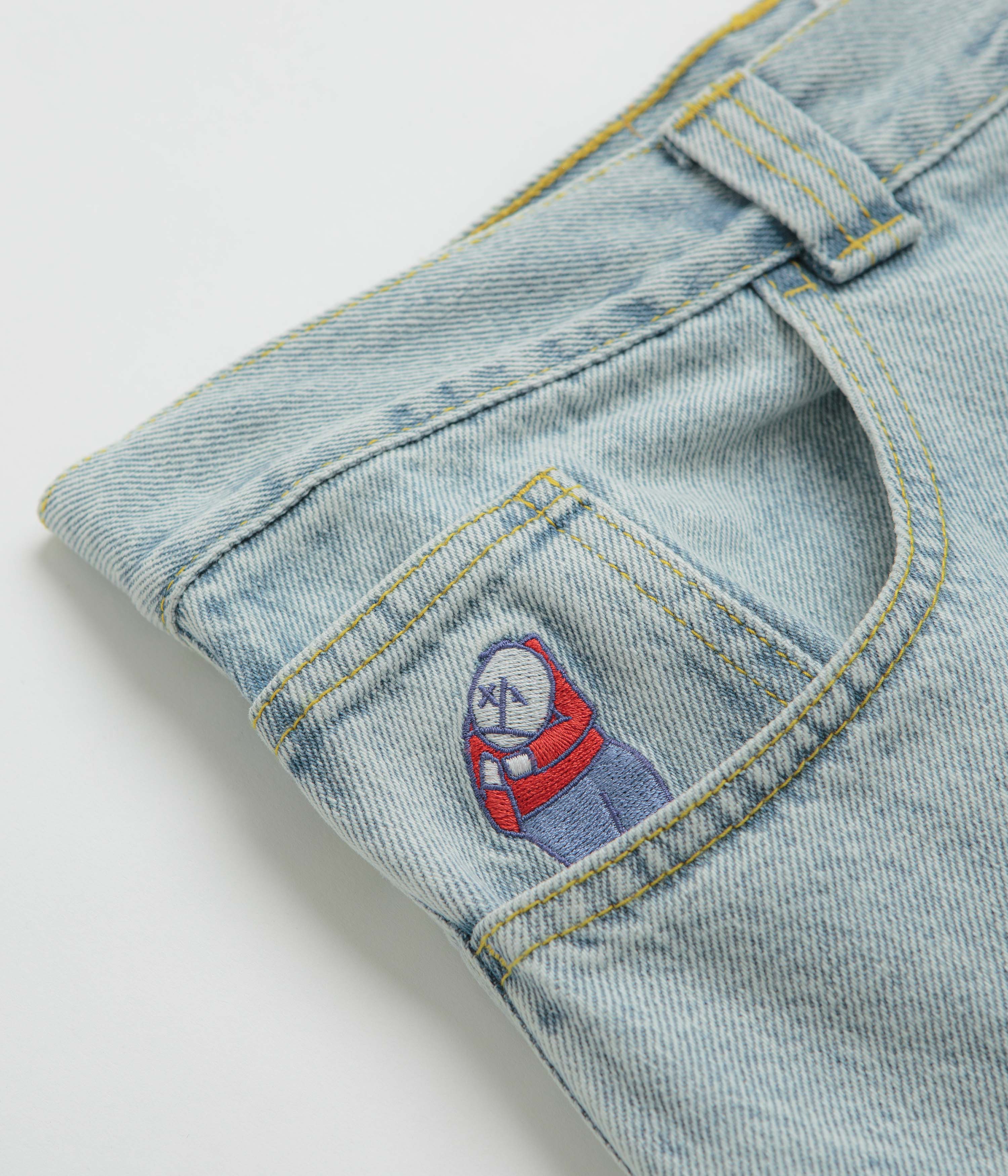 Polar Big Boy Jeans - Light Blue / OG Logo - Image 7