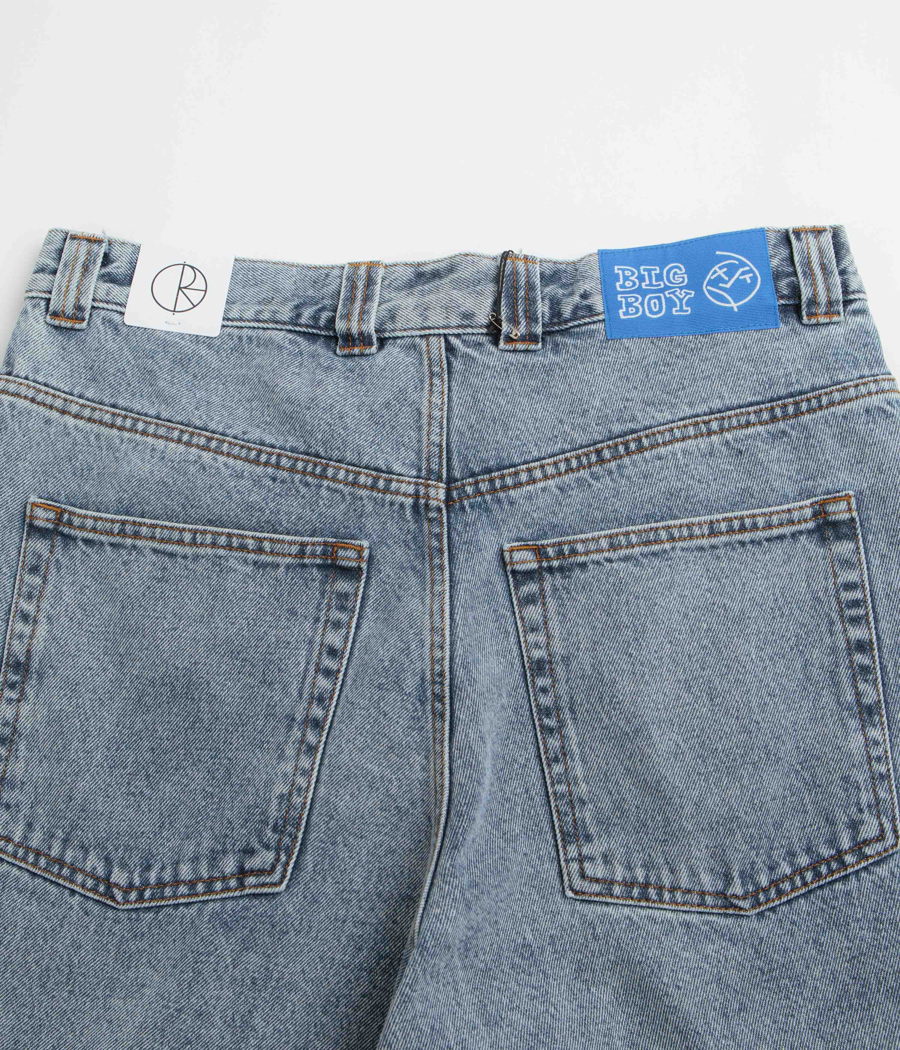 Polar Big Boy Shorts - Heavy Washed Blue - Image 6