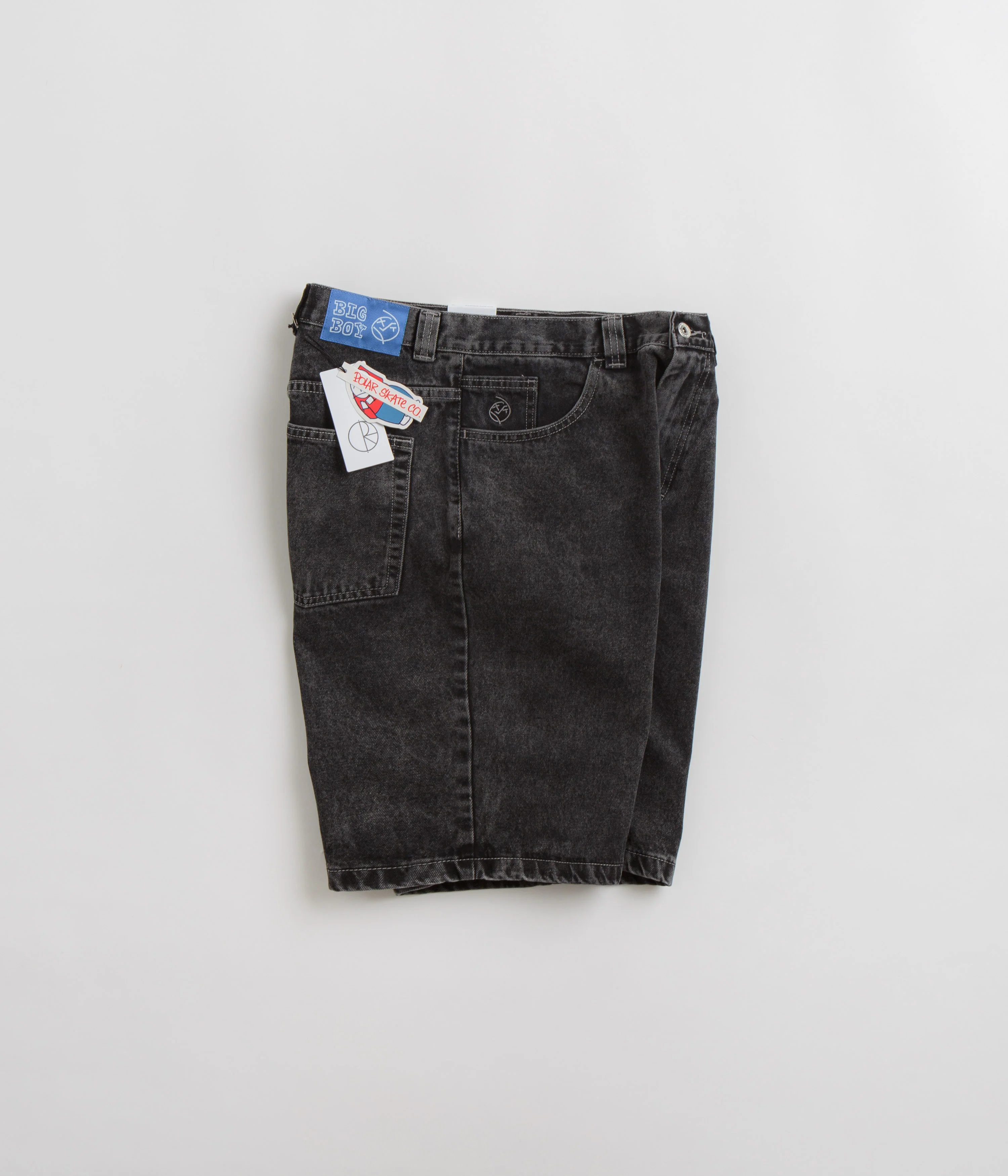 Polar Big Boy Shorts - Silver Black - Image 2