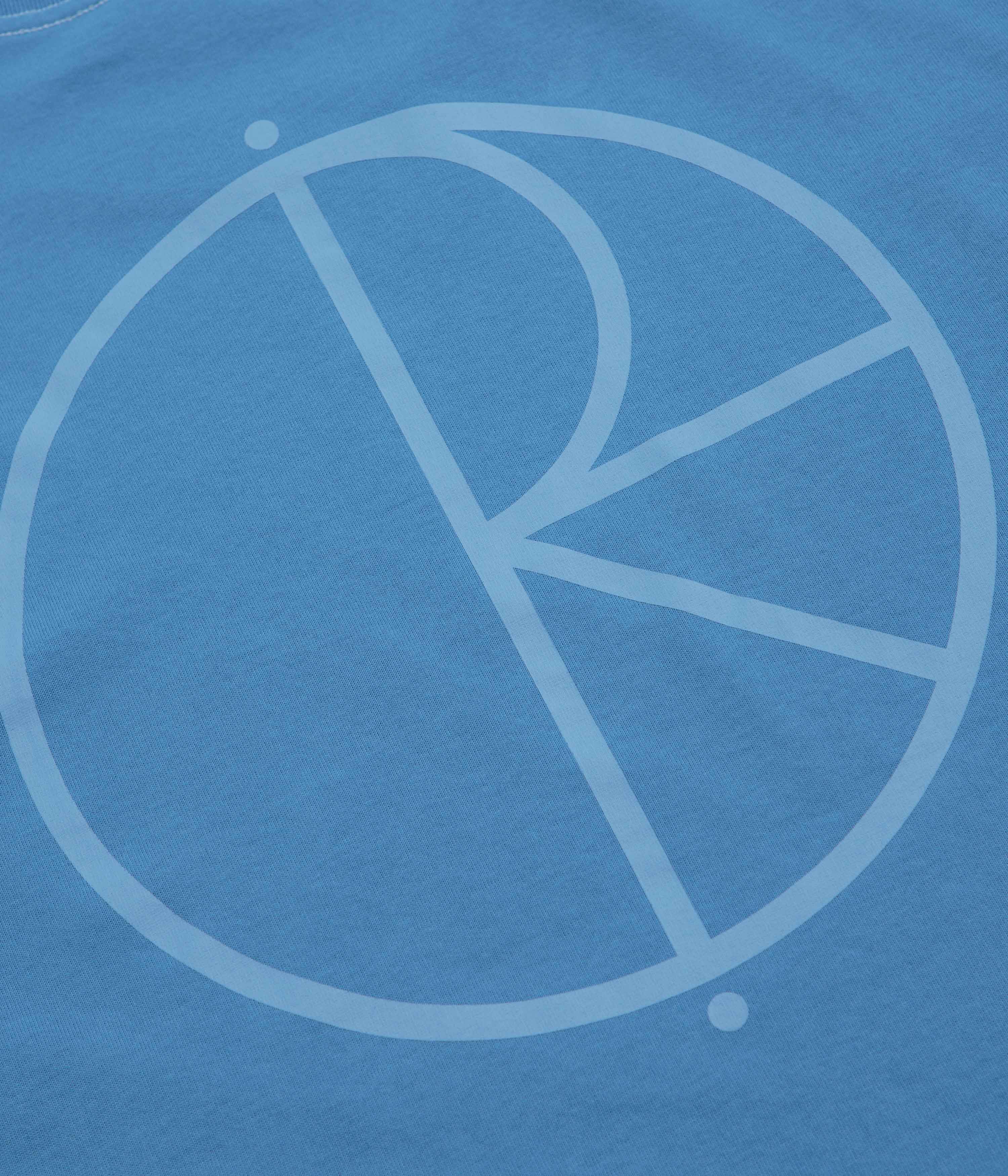 Polar Contrast Stroke Logo T-Shirt - French Blue - Image 5