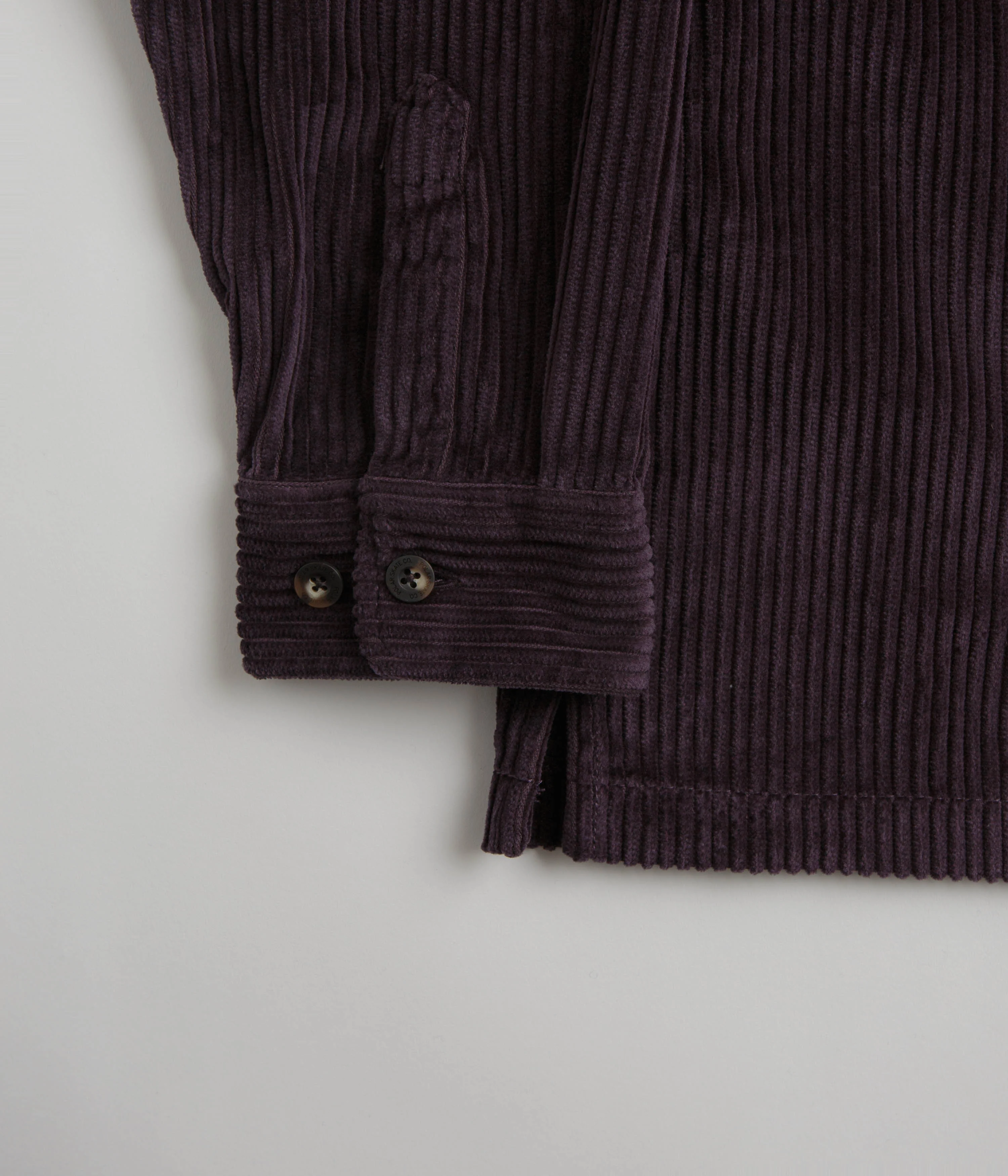 Polar Cord Shirt - Dark Violet - Image 2