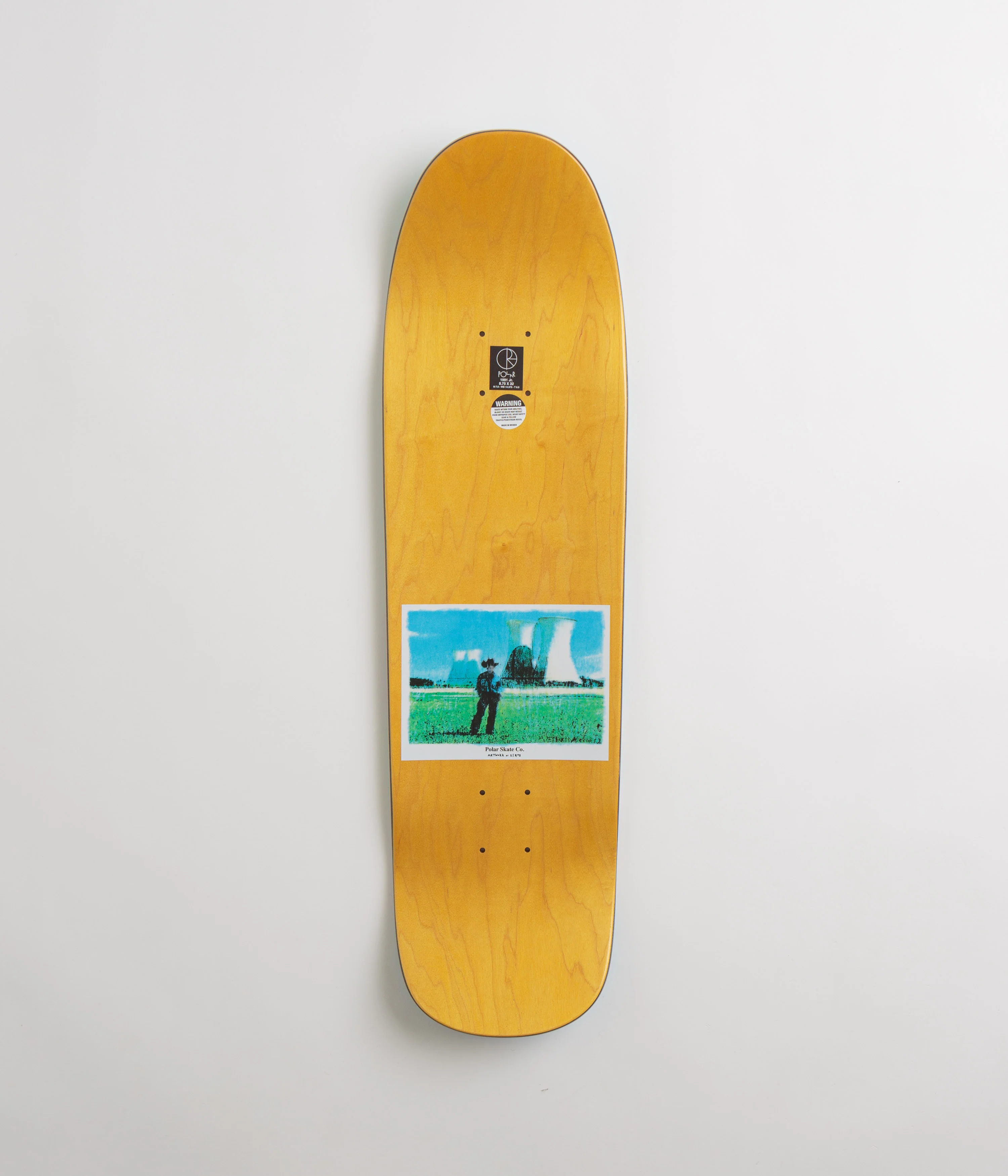 Polar Dane Brady Texas 1991 Jr Shape Deck - 8.65" - Image 2
