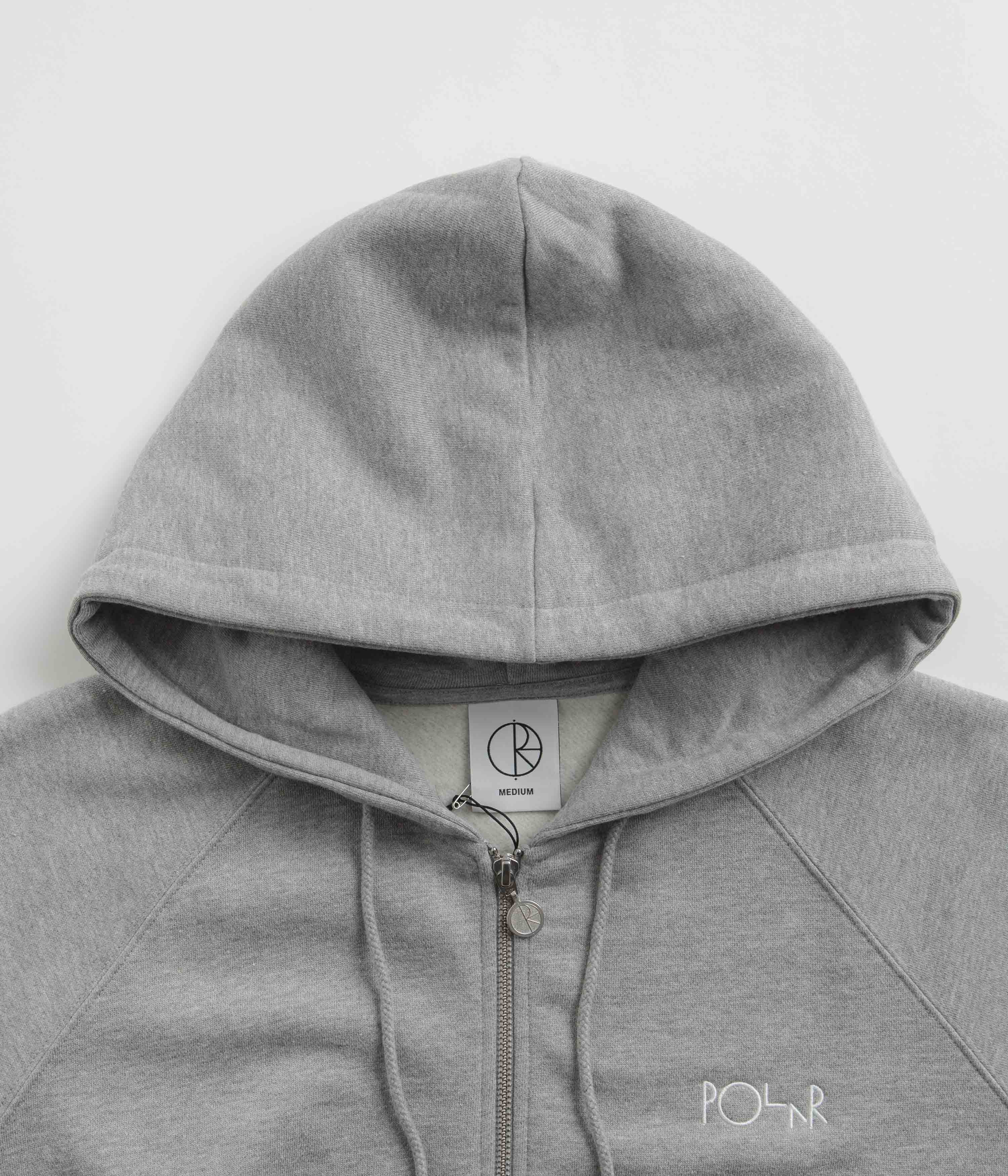 Polar Default Zip Hoodie - Heather Grey - Image 4