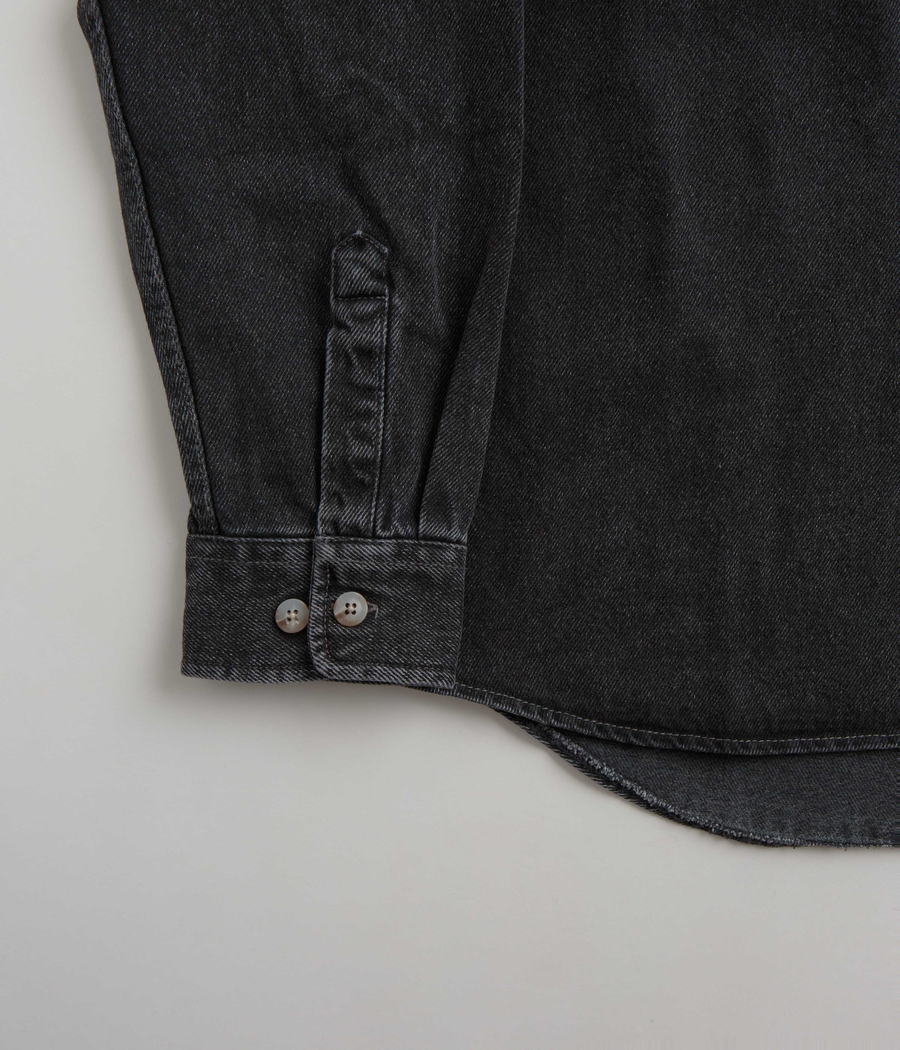 Polar Denim Mike Shirt - Silver Black - Image 2