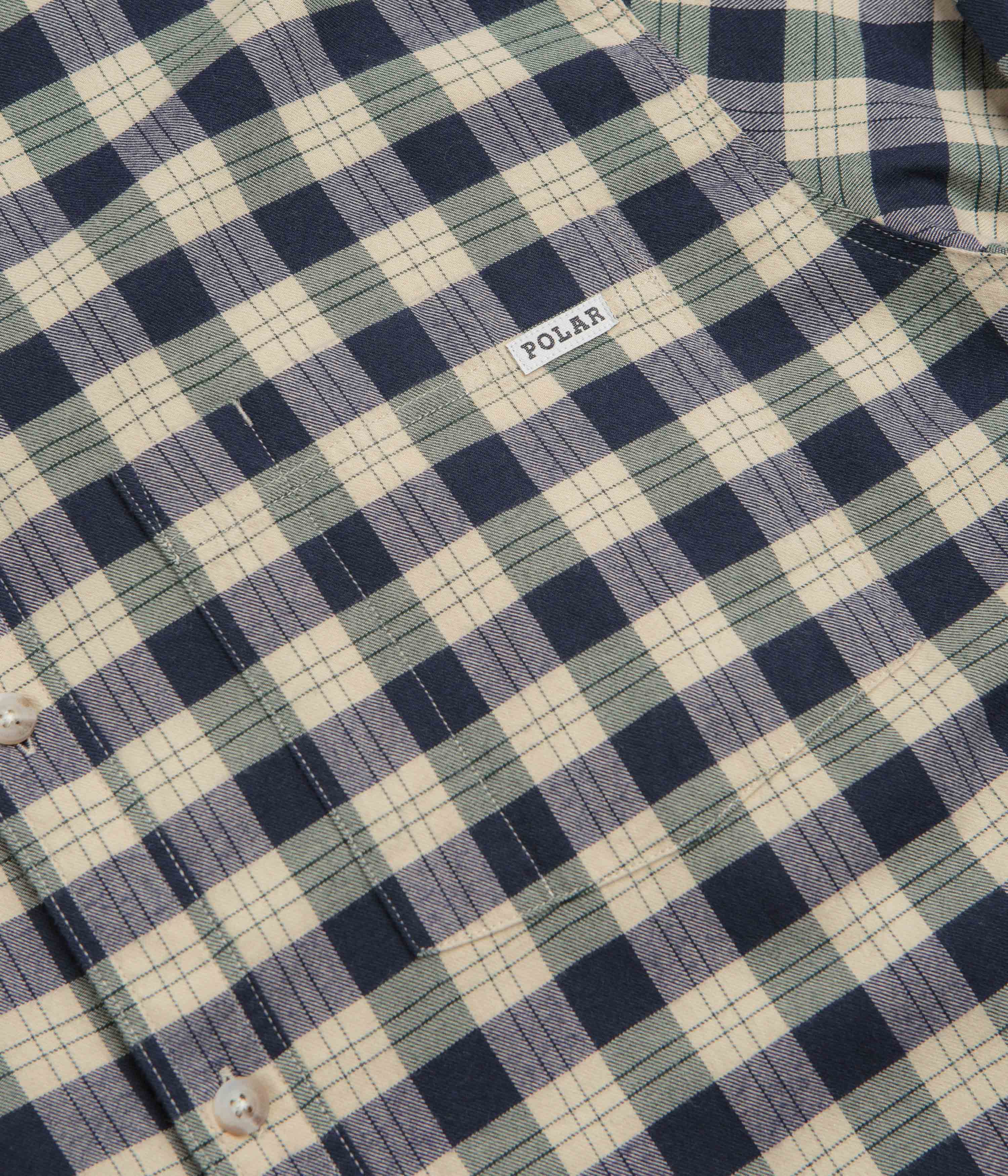 Polar Mitchel Shirt - Teal / Butter - Image 3