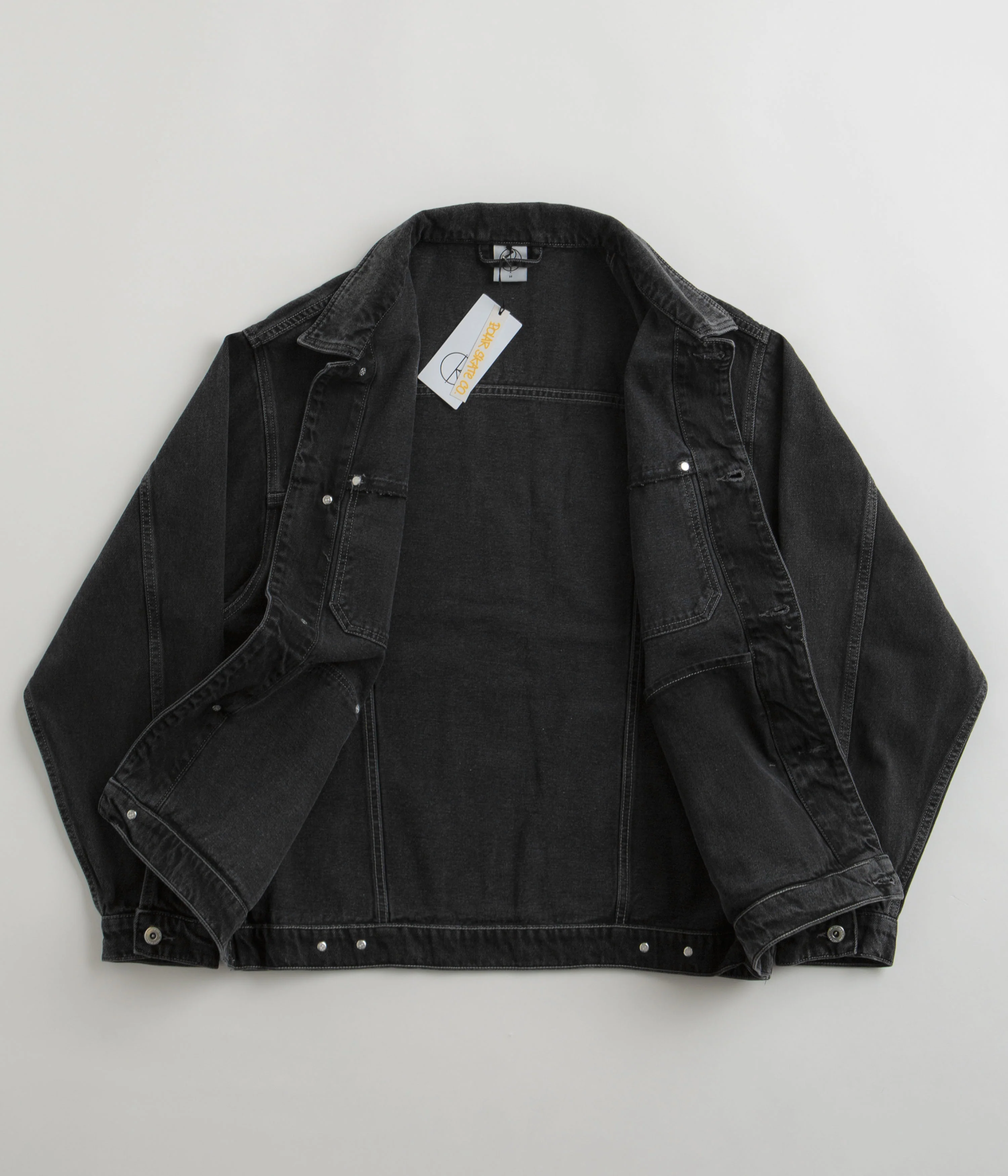 Polar Patrik Denim Jacket - Silver Black - Image 2