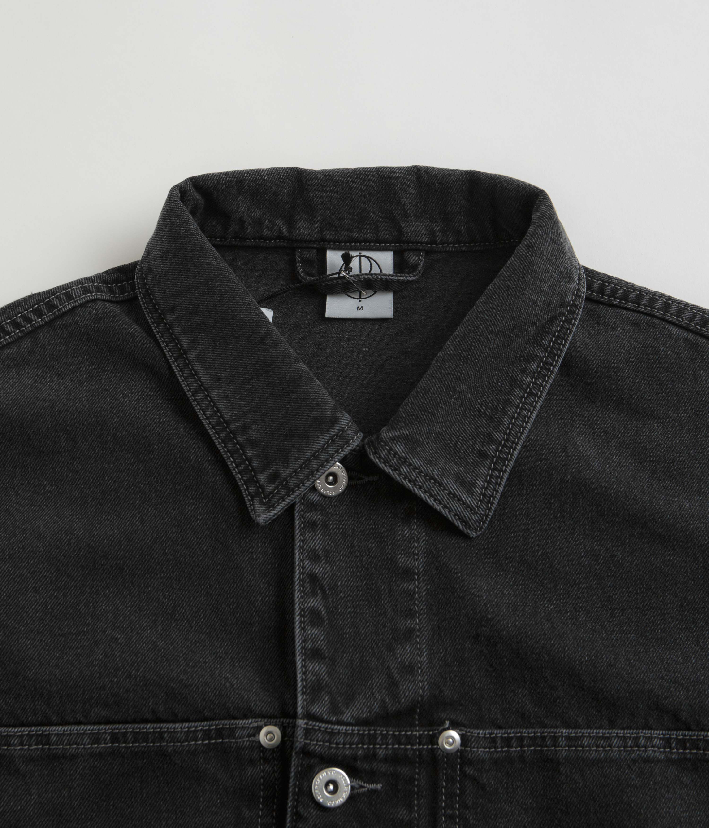 Polar Patrik Denim Jacket - Silver Black - Image 3