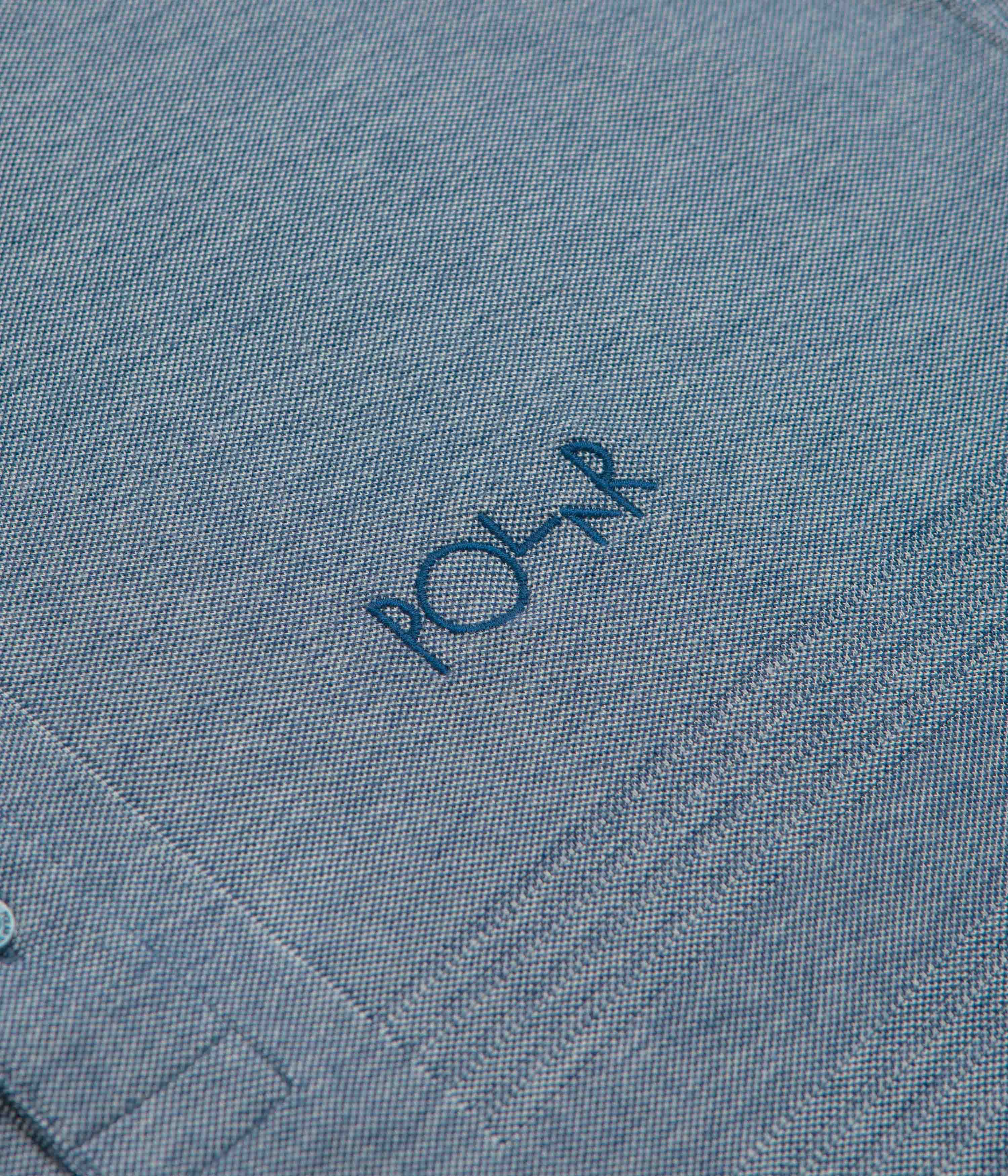 Polar Pique Surf Polo Shirt - Heather Blue - Image 3