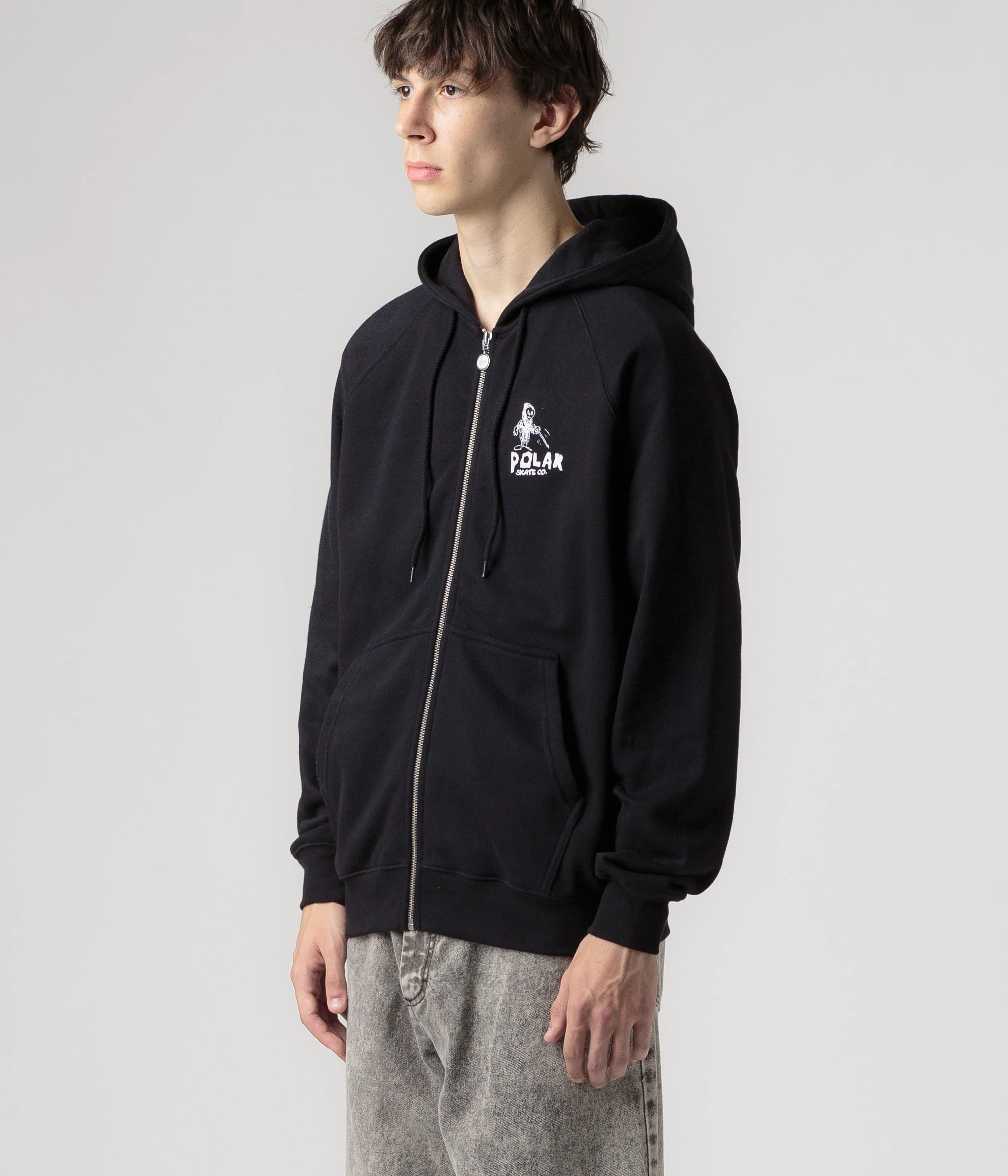 Polar Reaper Default Zip Hoodie - Black - Image 6