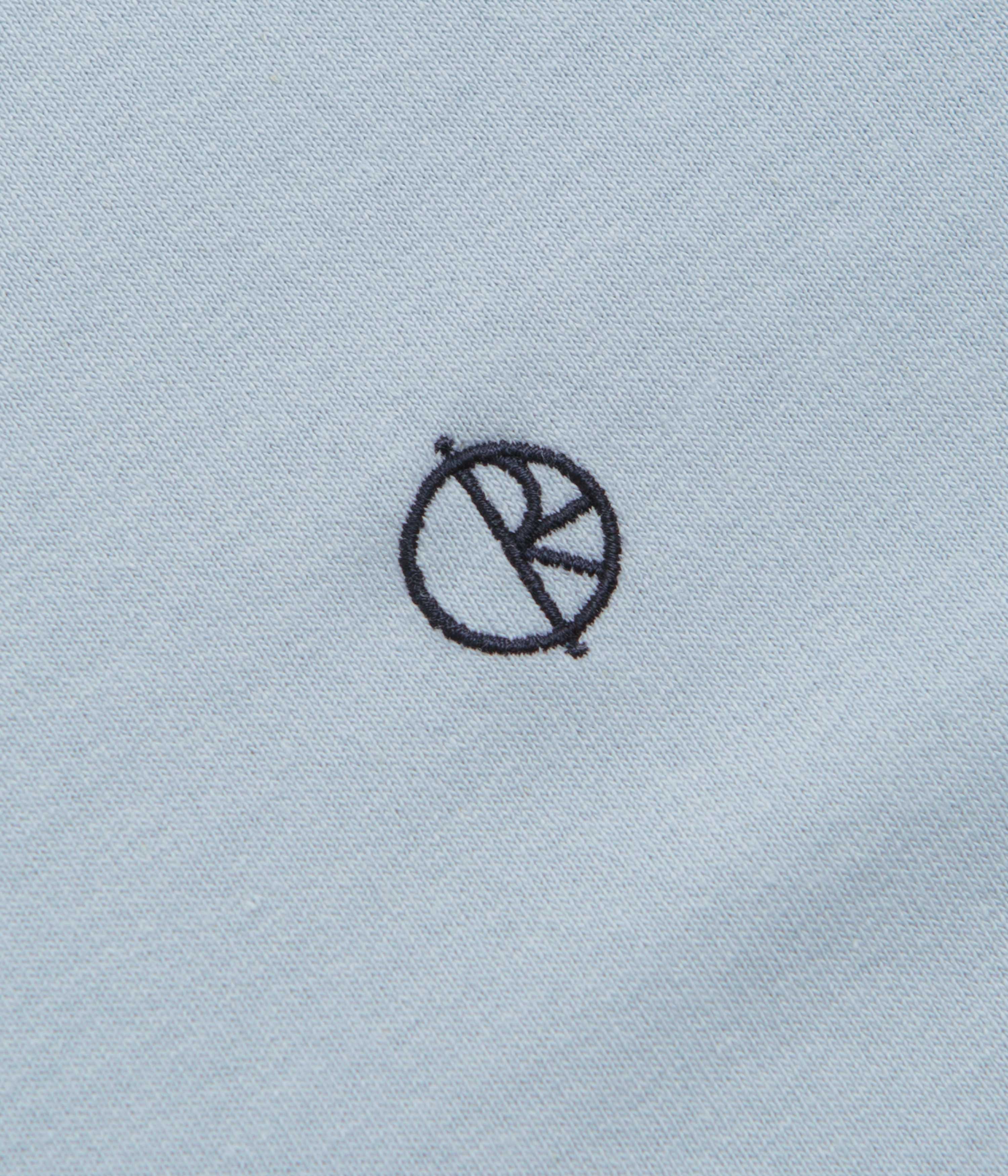 Polar Ringer T-Shirt - Light Blue / Navy - Image 2