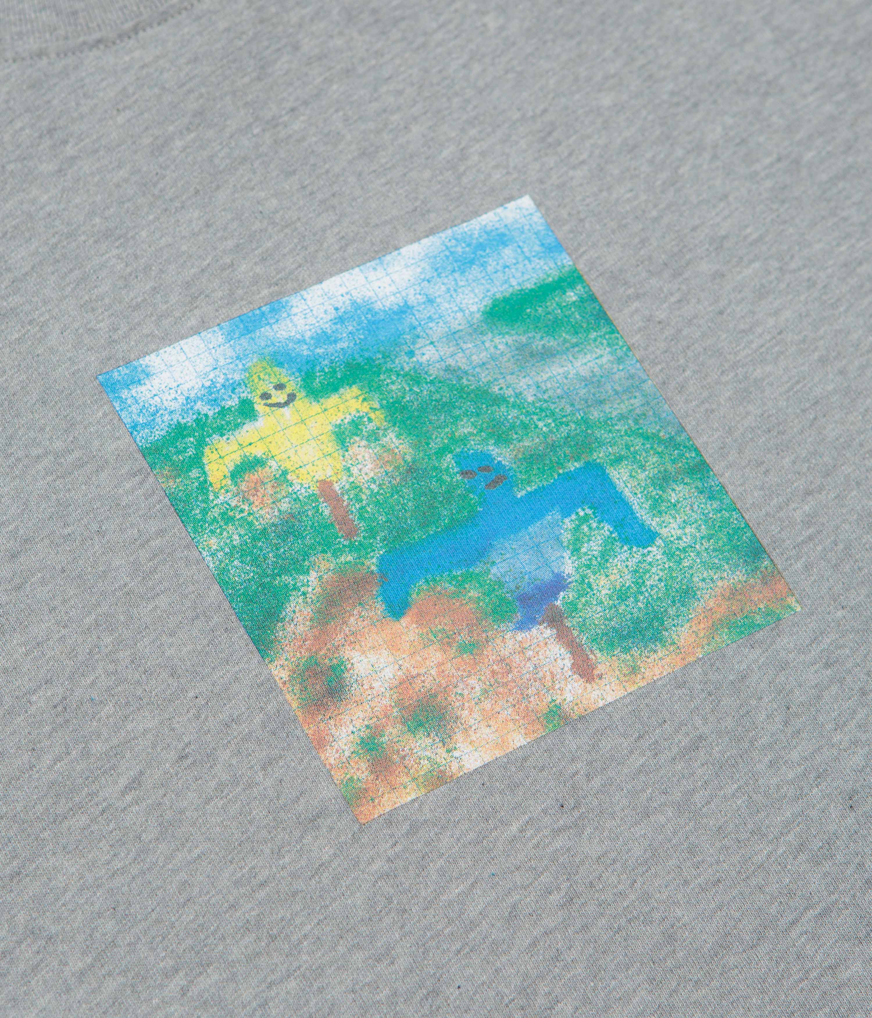 Polar Scarecrow T-Shirt - Heather Grey - Image 3