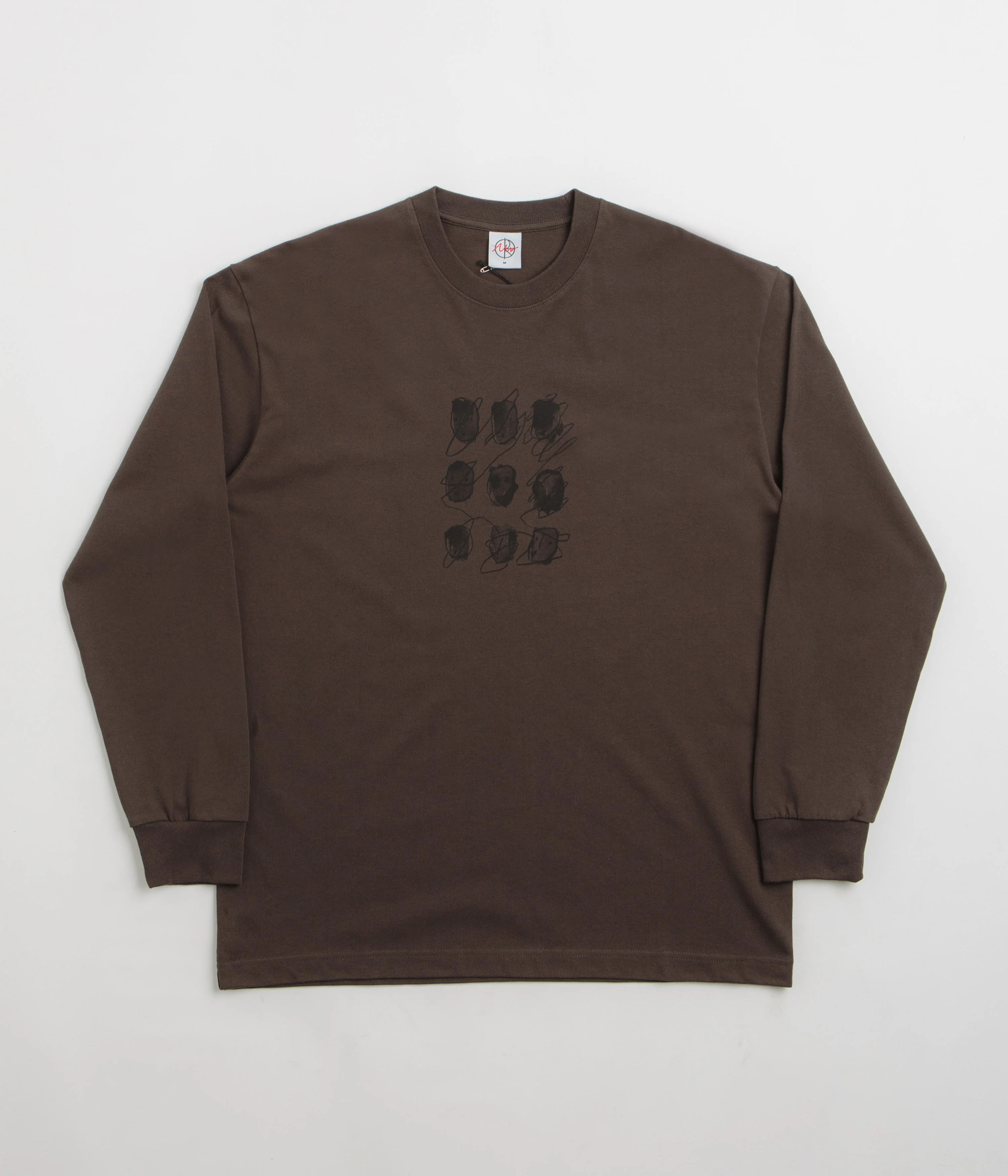 Polar Sequence Long Sleeve T-Shirt - Brown