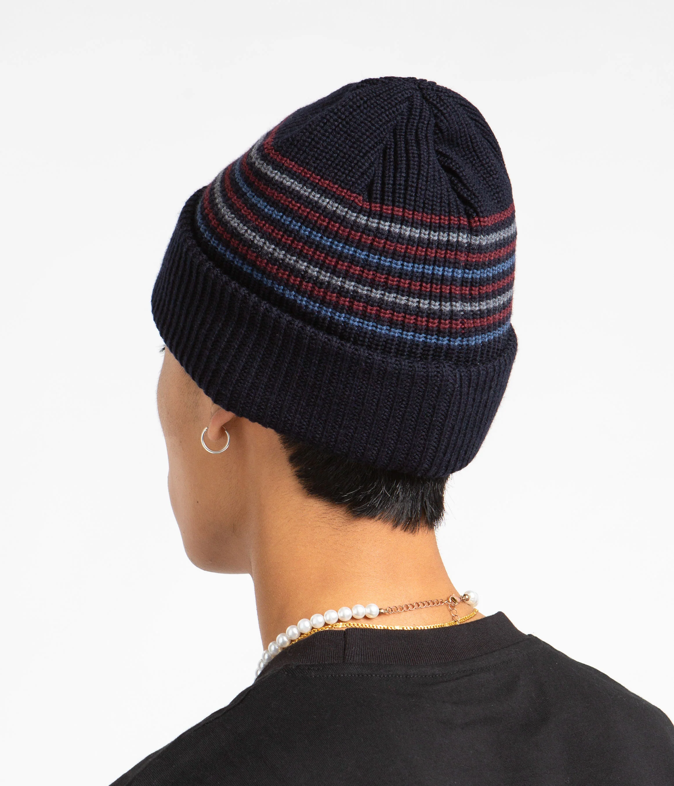 Polar Sonic Merino Beanie - Navy - Image 4