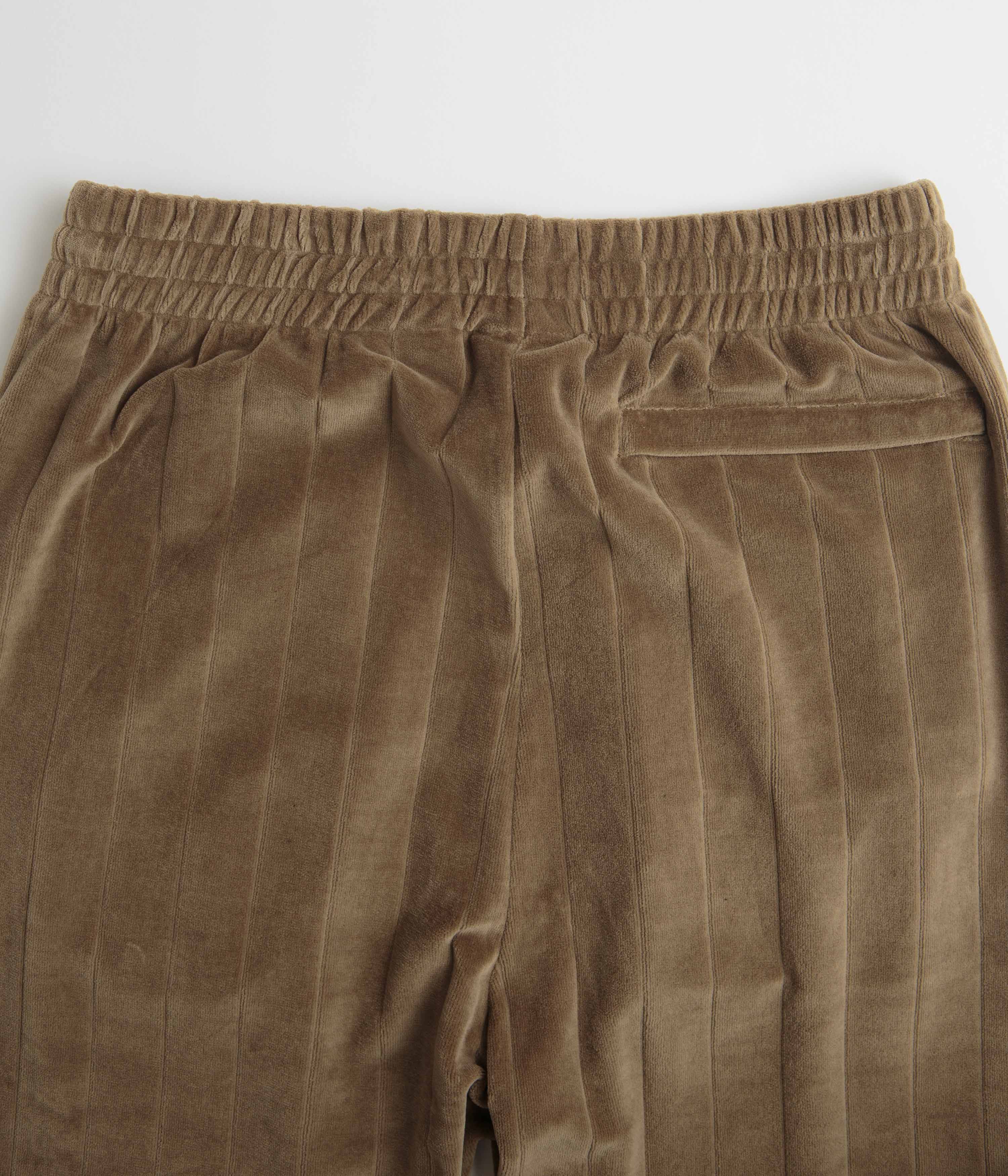 Polar Stripe Velour Sweatpants - Beech - Image 5