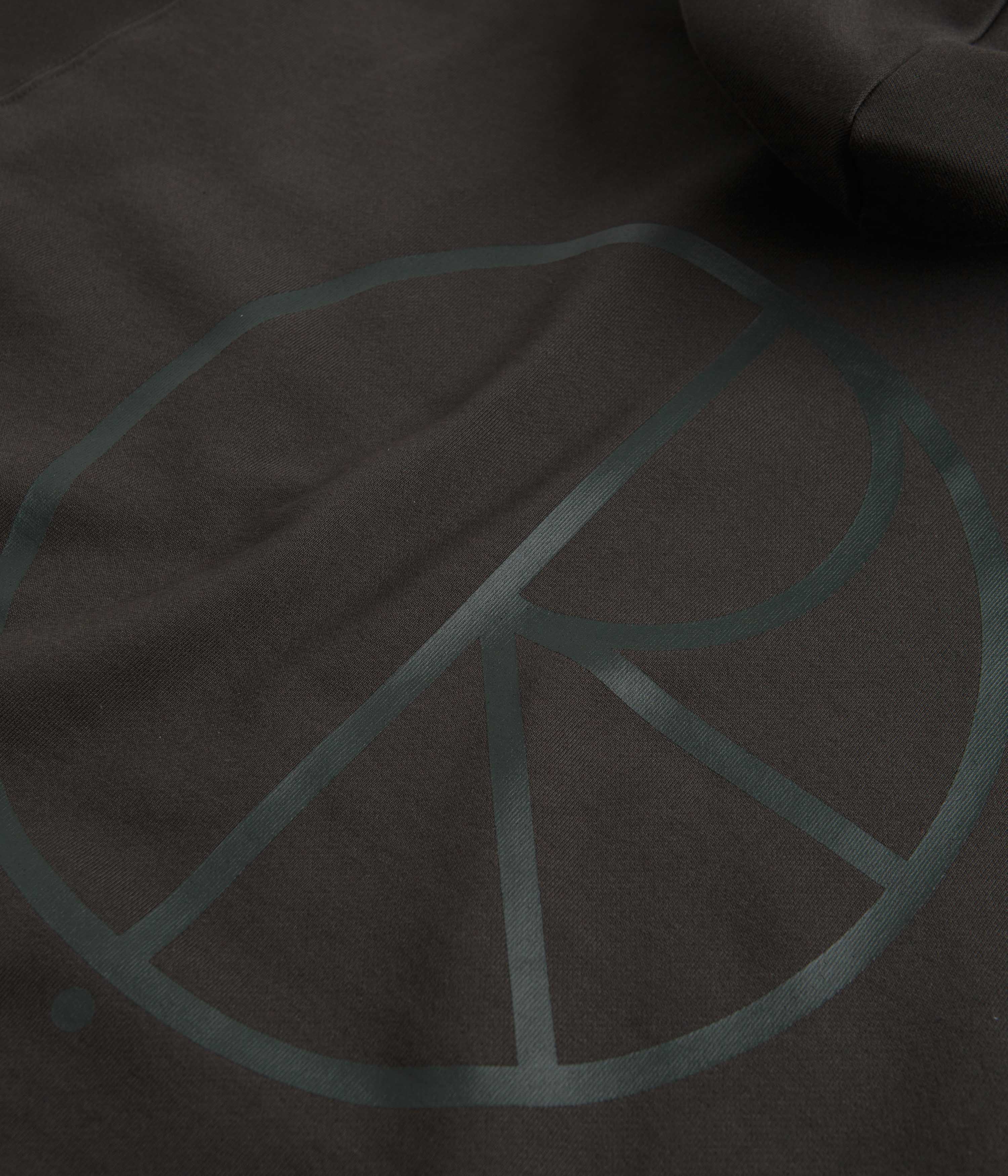 Polar Stroke Logo Dave Hoodie - Dirty Black - Image 4