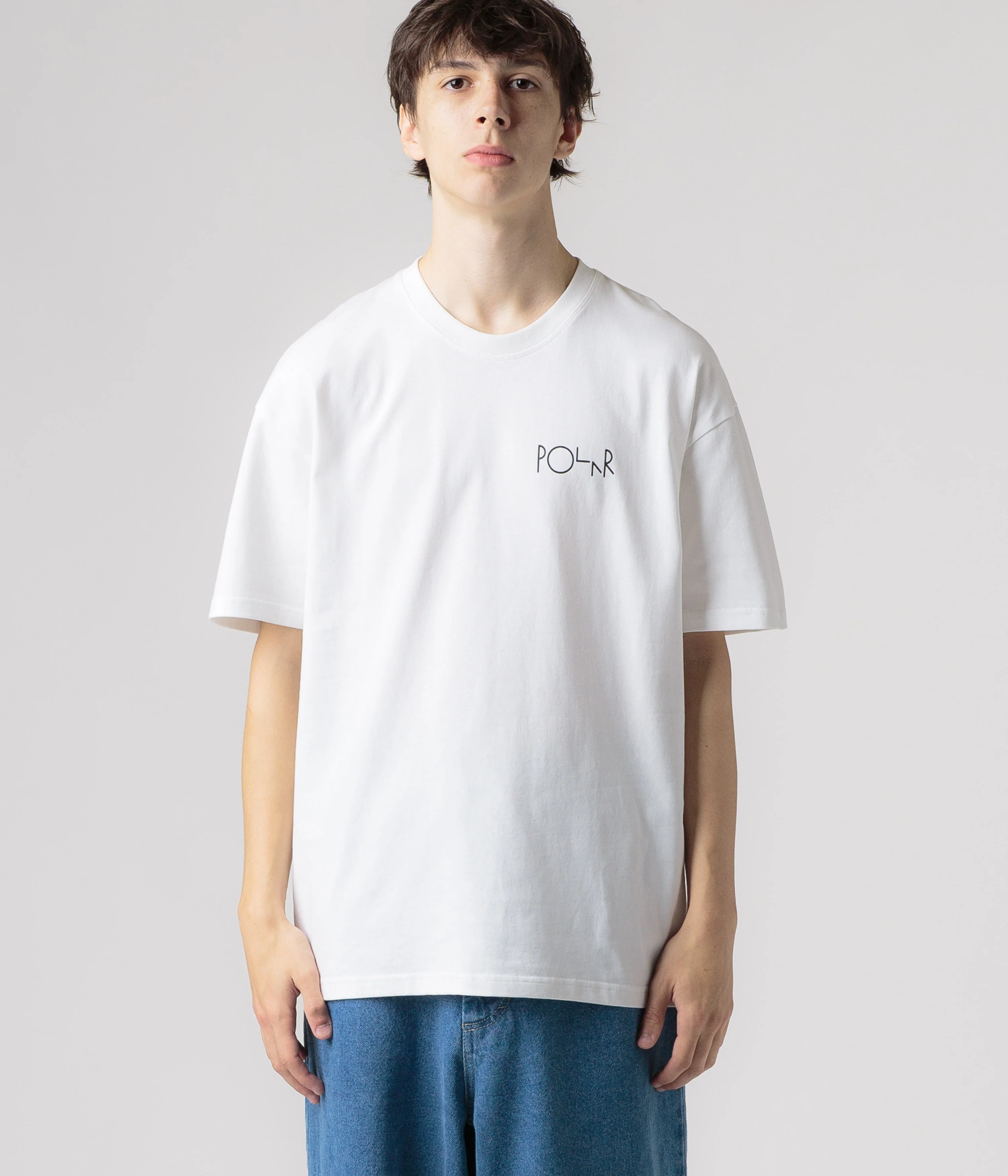 Polar Stroke Logo T-Shirt - White - Image 6