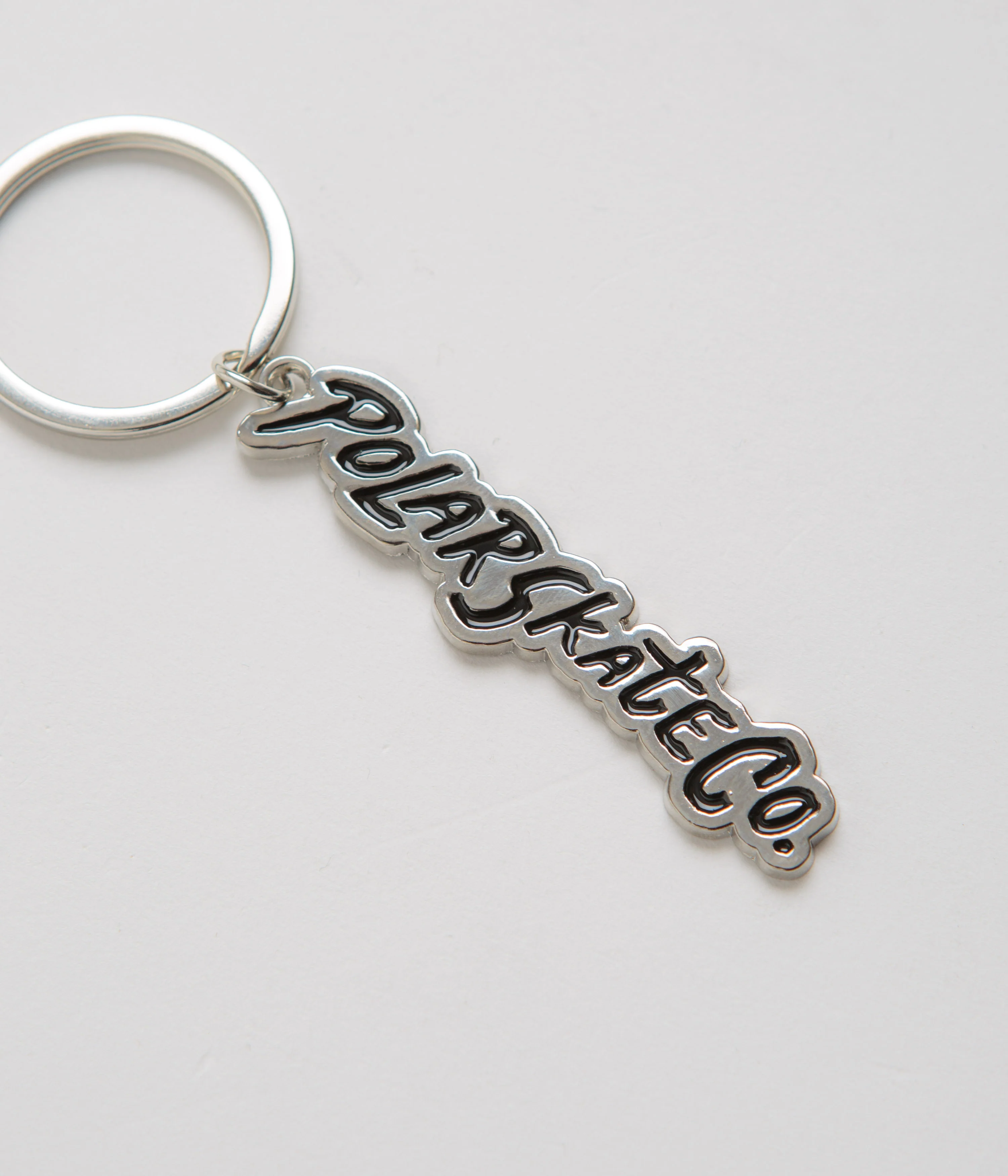 Polar Surf Logo Key Chain - Silver / Black - Image 2