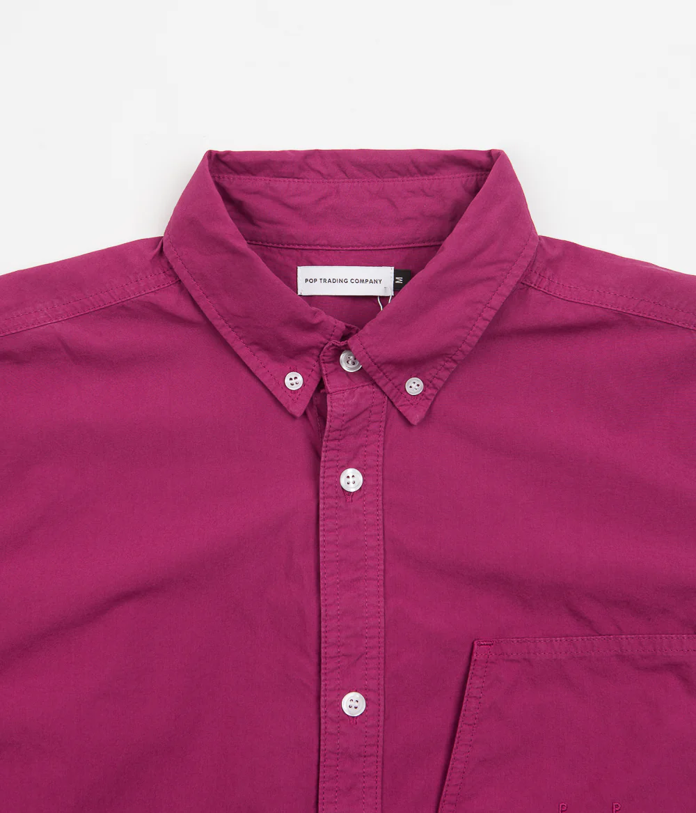 Pop Trading Company BD Shirt - Raspberry - Image 4
