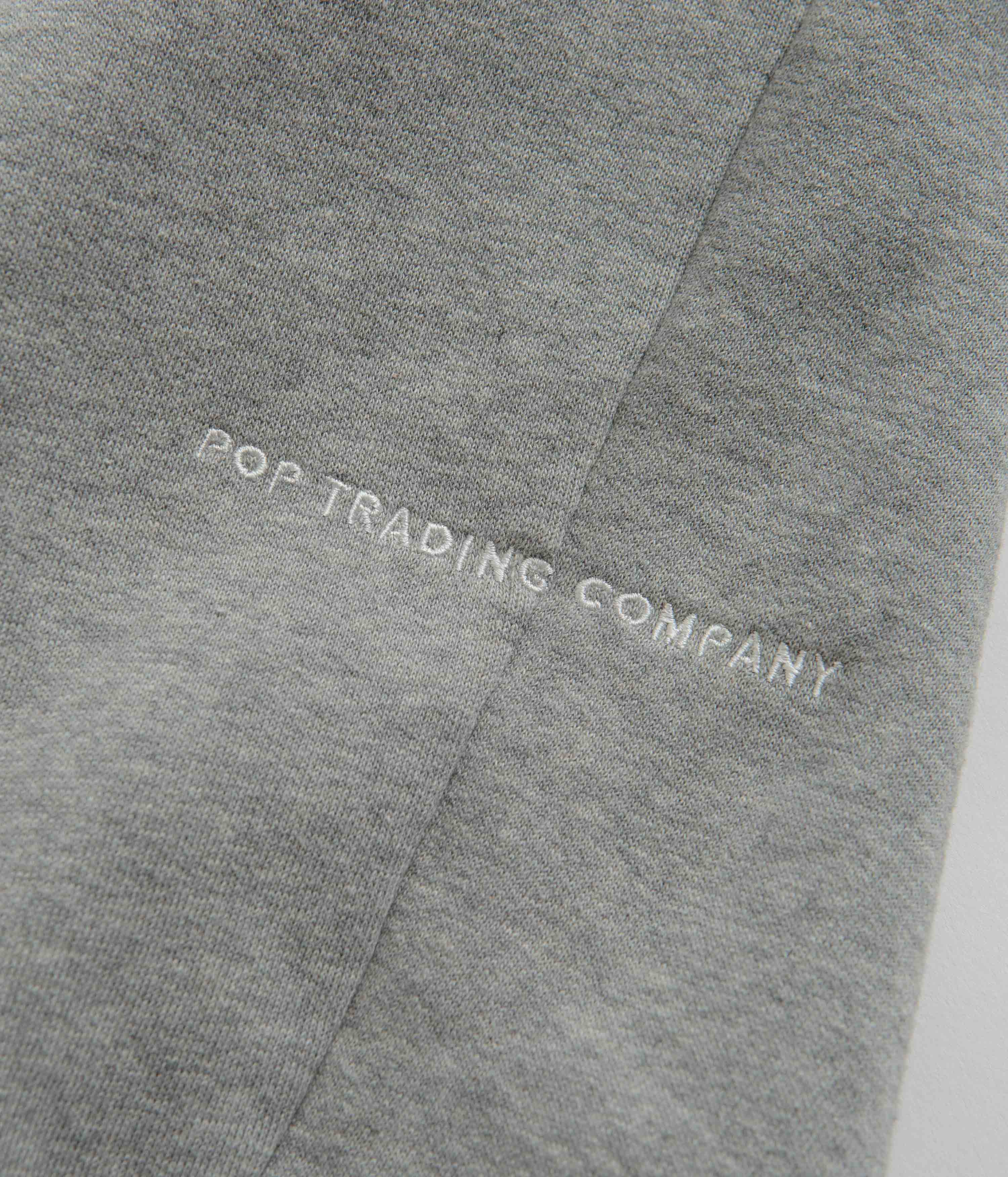 Pop Trading Company College P Hoodie - Grey Heather - Image 5