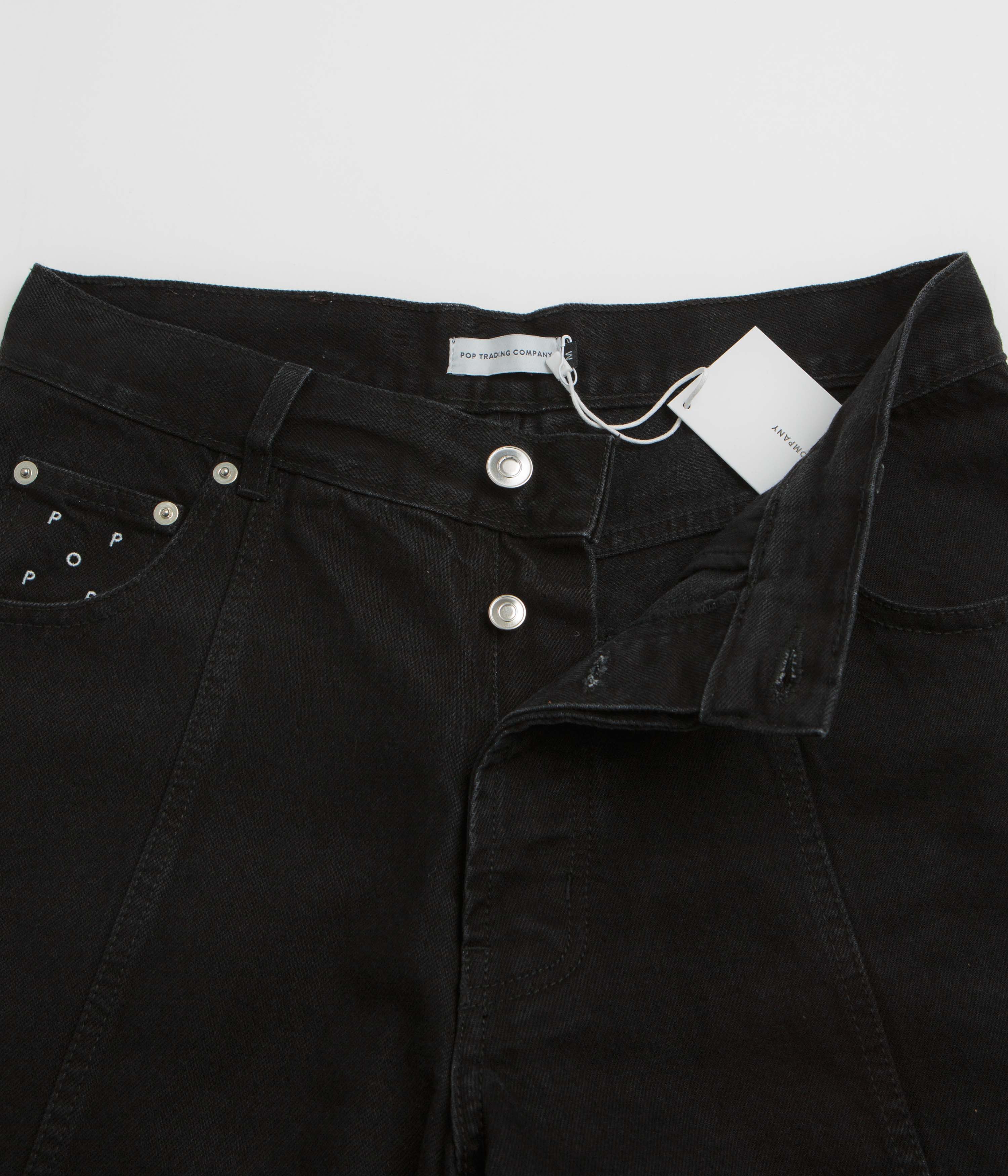 Pop Trading Company DRS Denim Pants - Black - Image 6