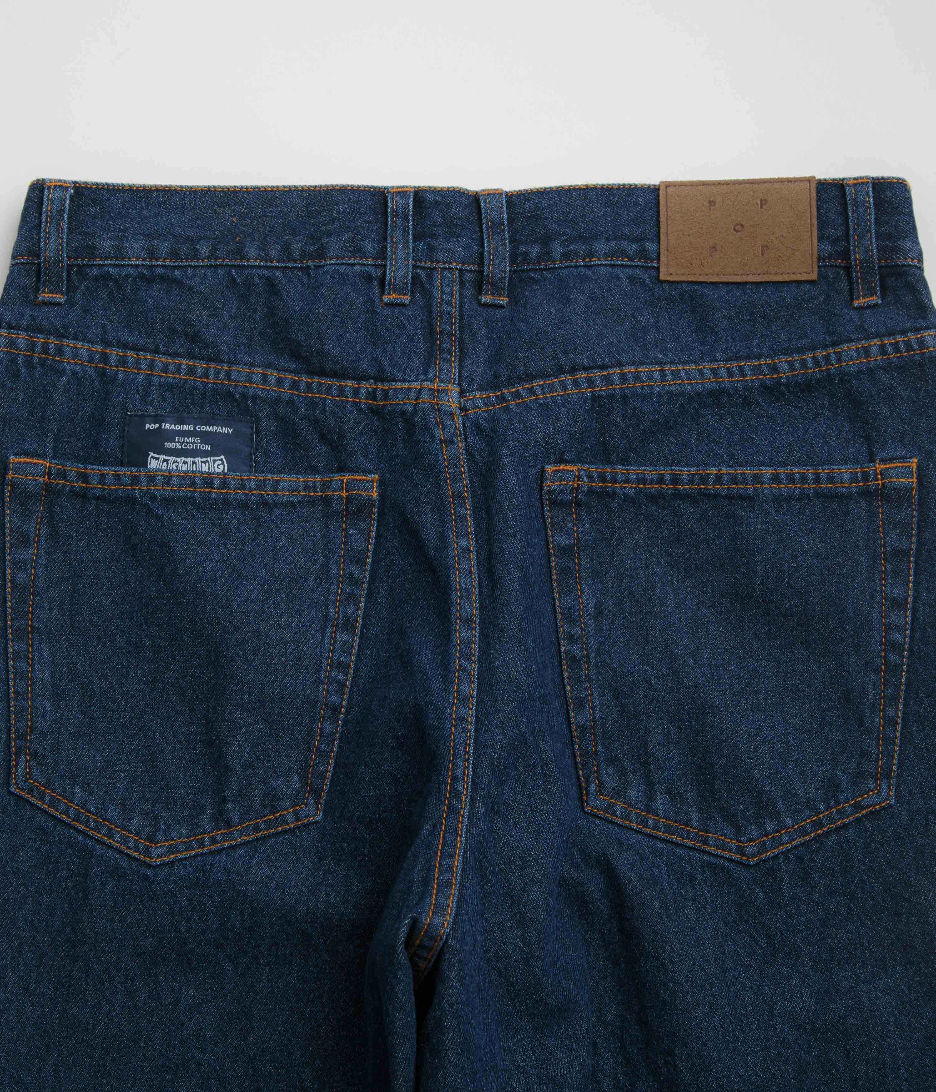 Pop Trading Company DRS Denim Pants - Rinsed - Image 7