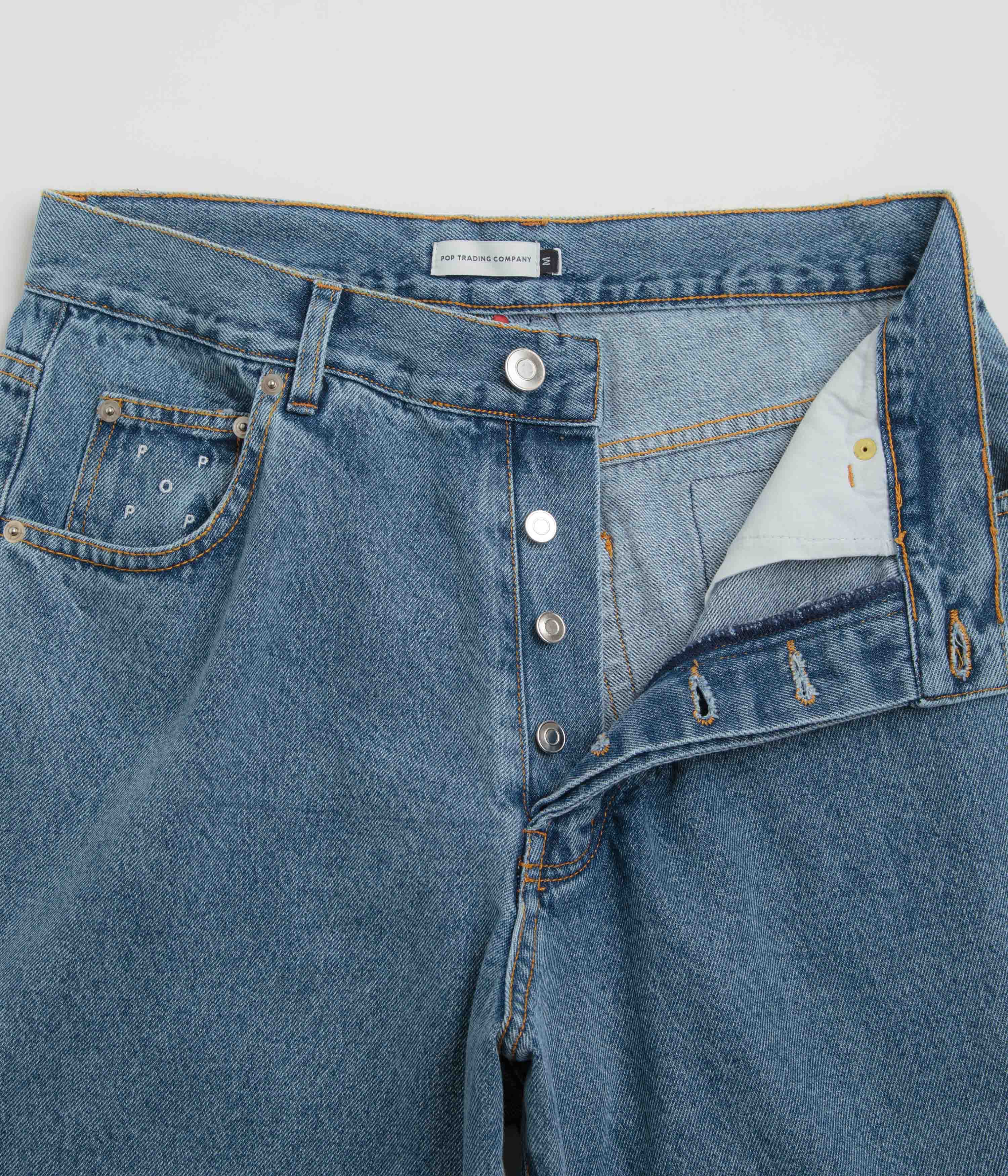 Pop Trading Company DRS Denim Pants - Stonewashed - Image 6
