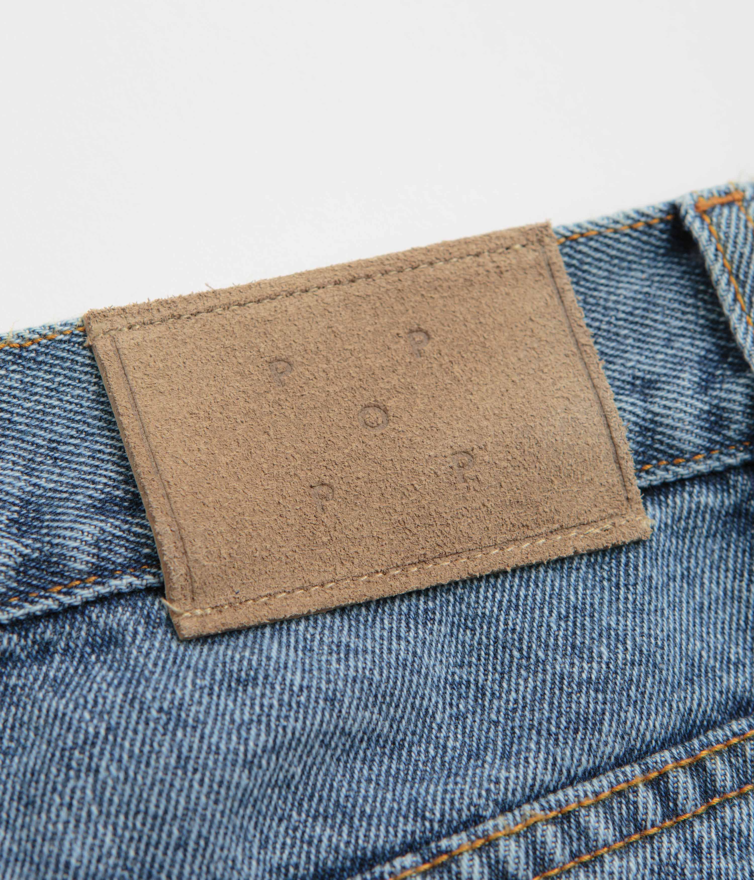 Pop Trading Company DRS Denim Shorts - Stone Washed - Image 9