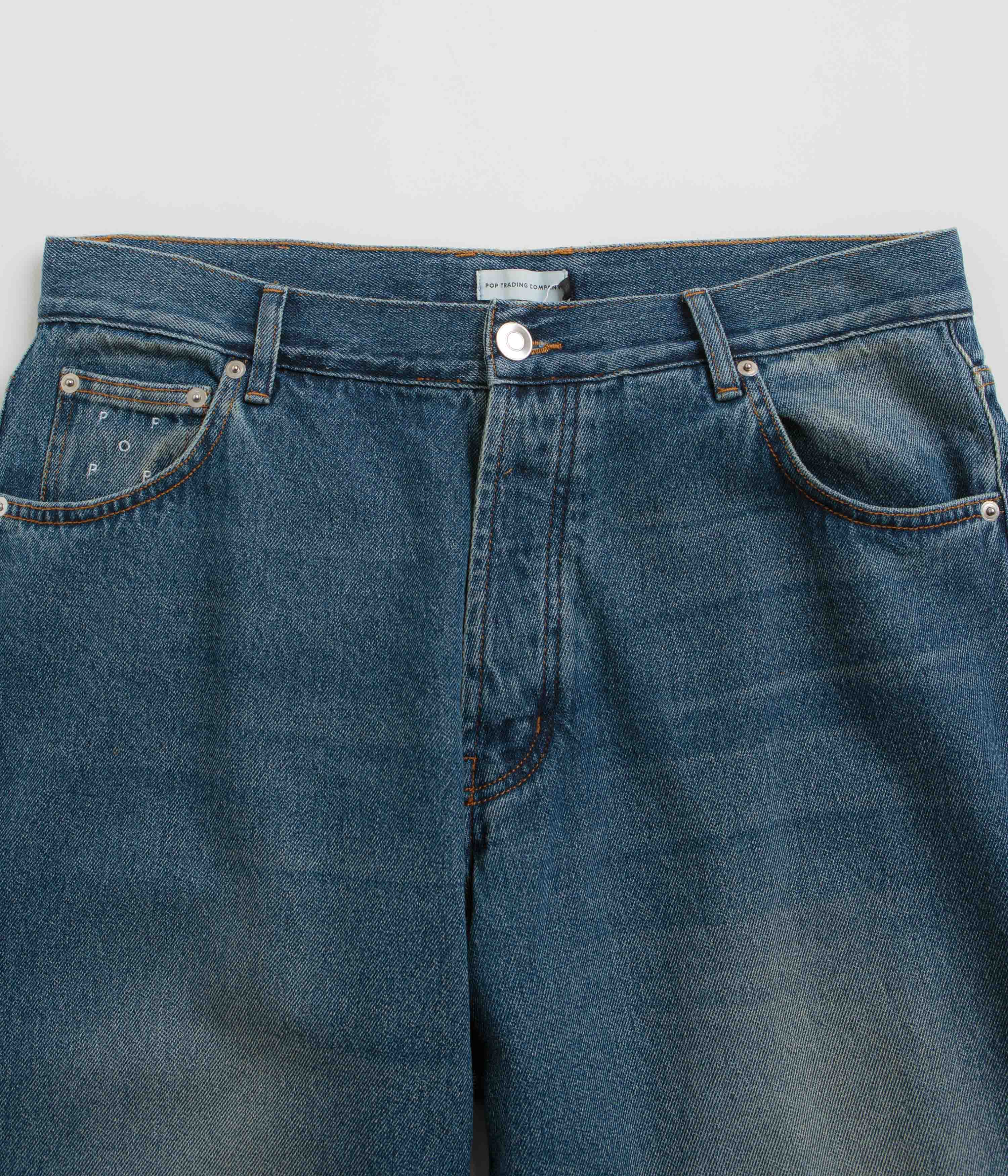Pop Trading Company DRS Pants - Washed Denim - Image 4