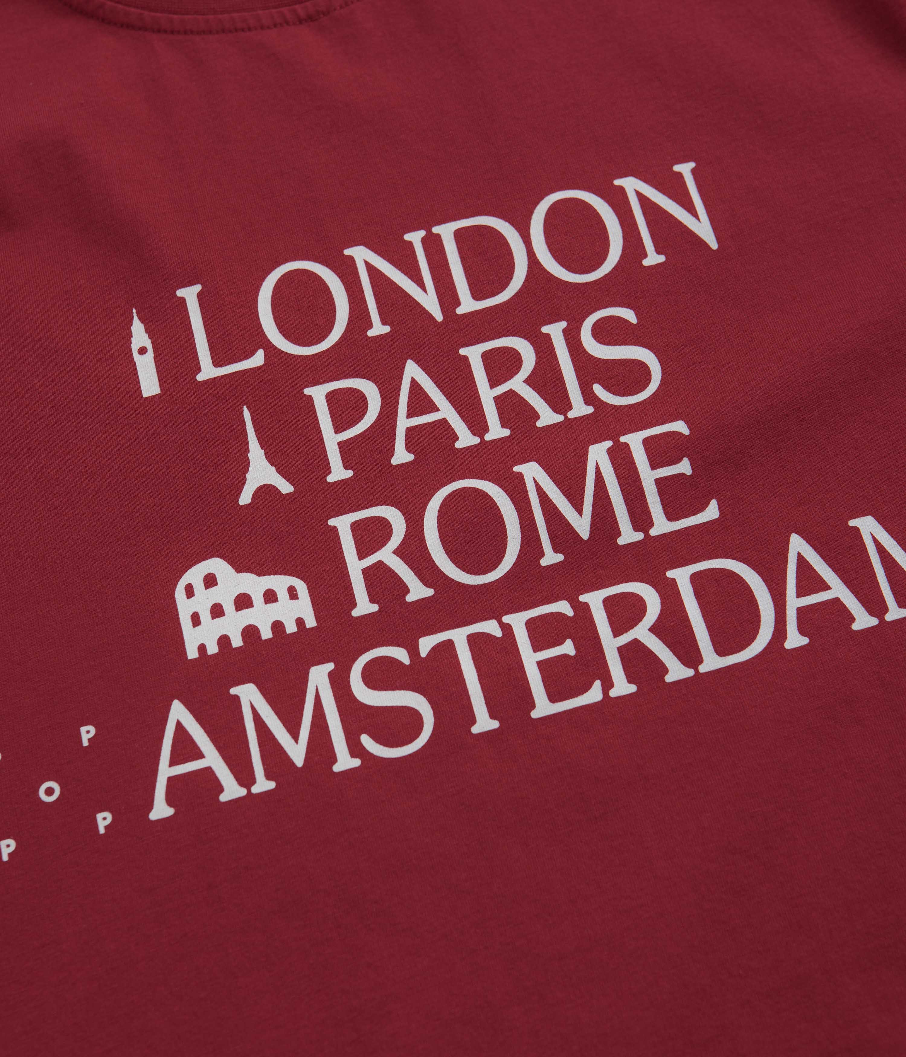 Pop Trading Company Icons T-Shirt - Rio Red - Image 4