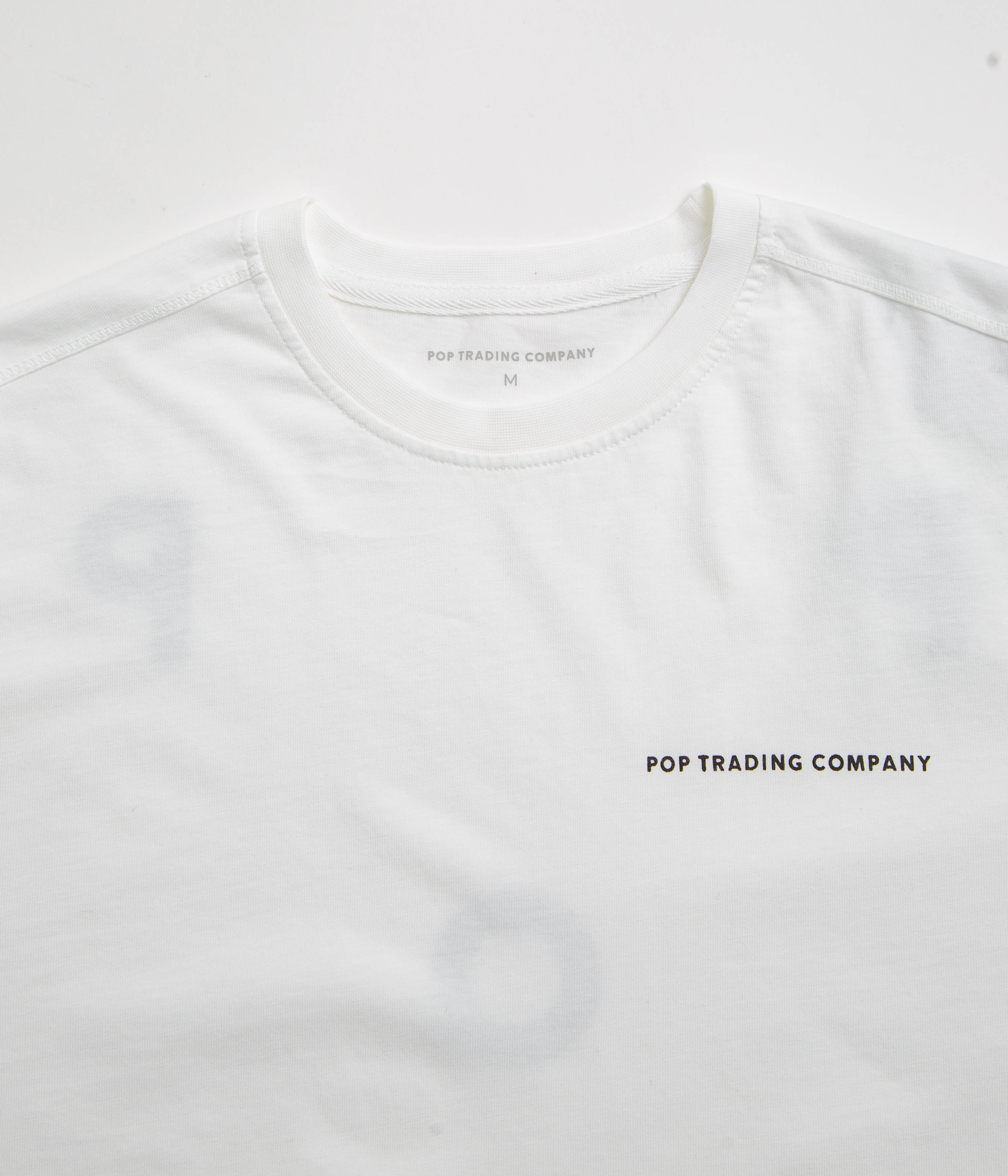 Pop Trading Company Logo T-Shirt - White / Black - Image 4