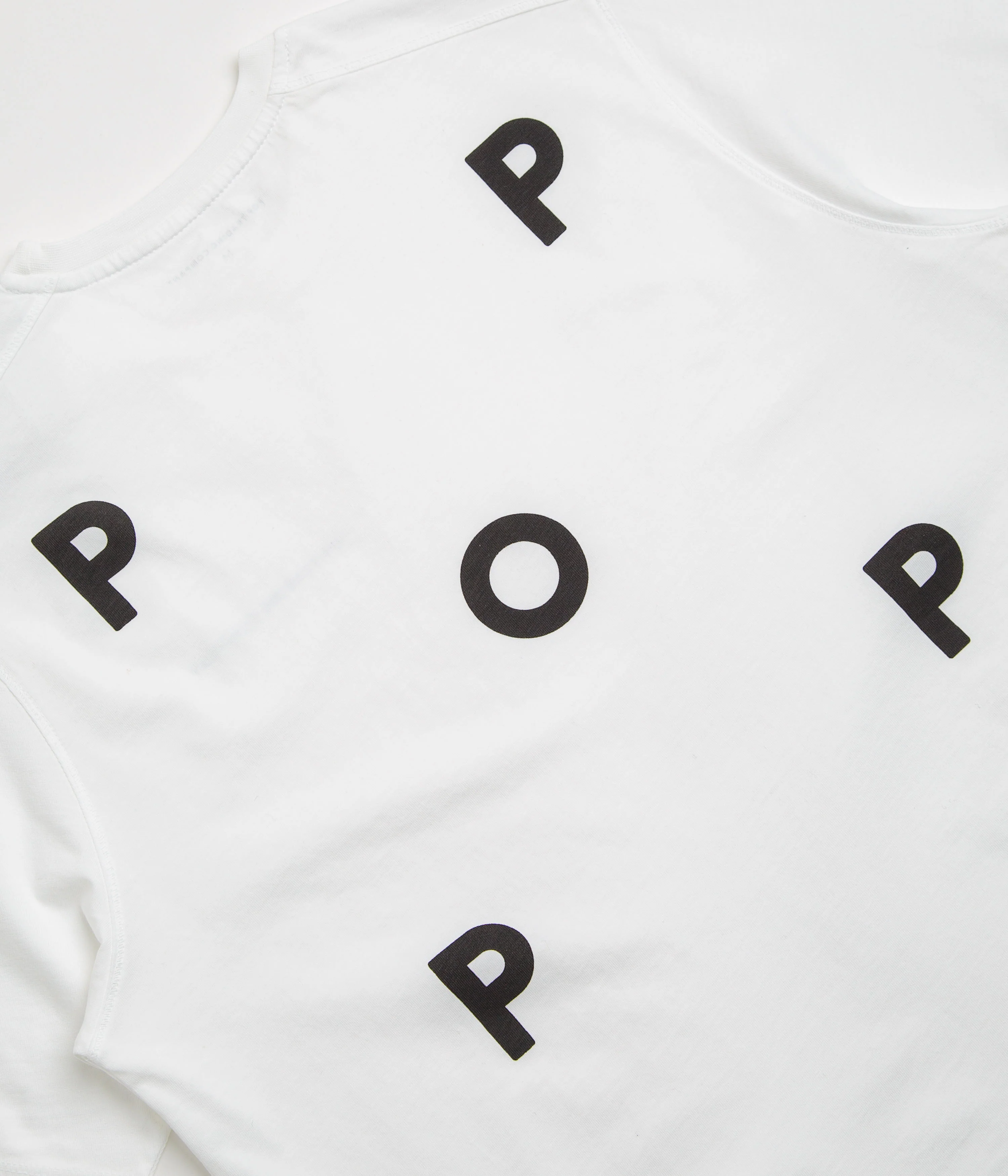 Pop Trading Company Logo T-Shirt - White / Black - Image 5