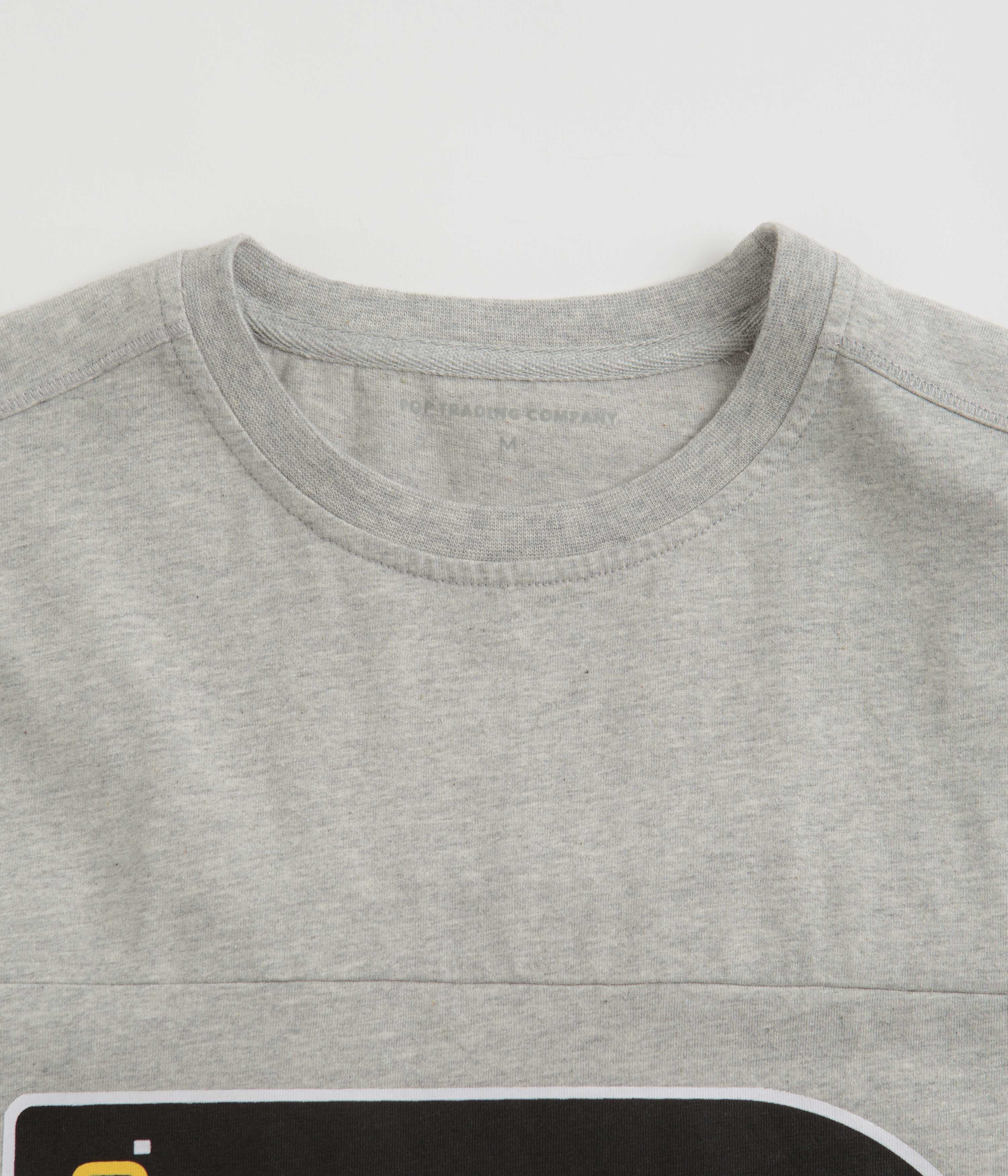 Pop Trading Company Nautica T-Shirt - Grey Heather - Image 2