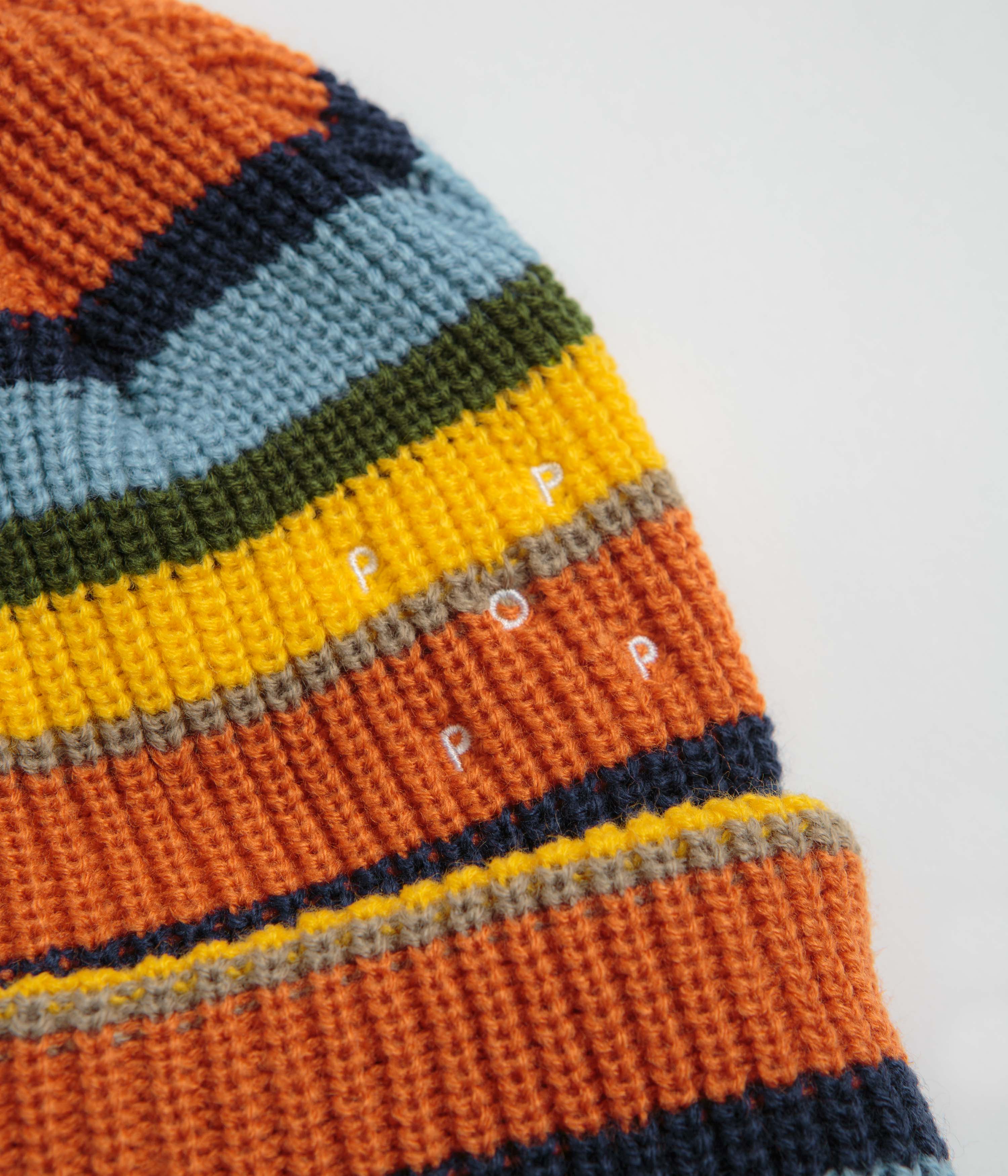 Pop Trading Company Striped Beanie - Multi - Image 2