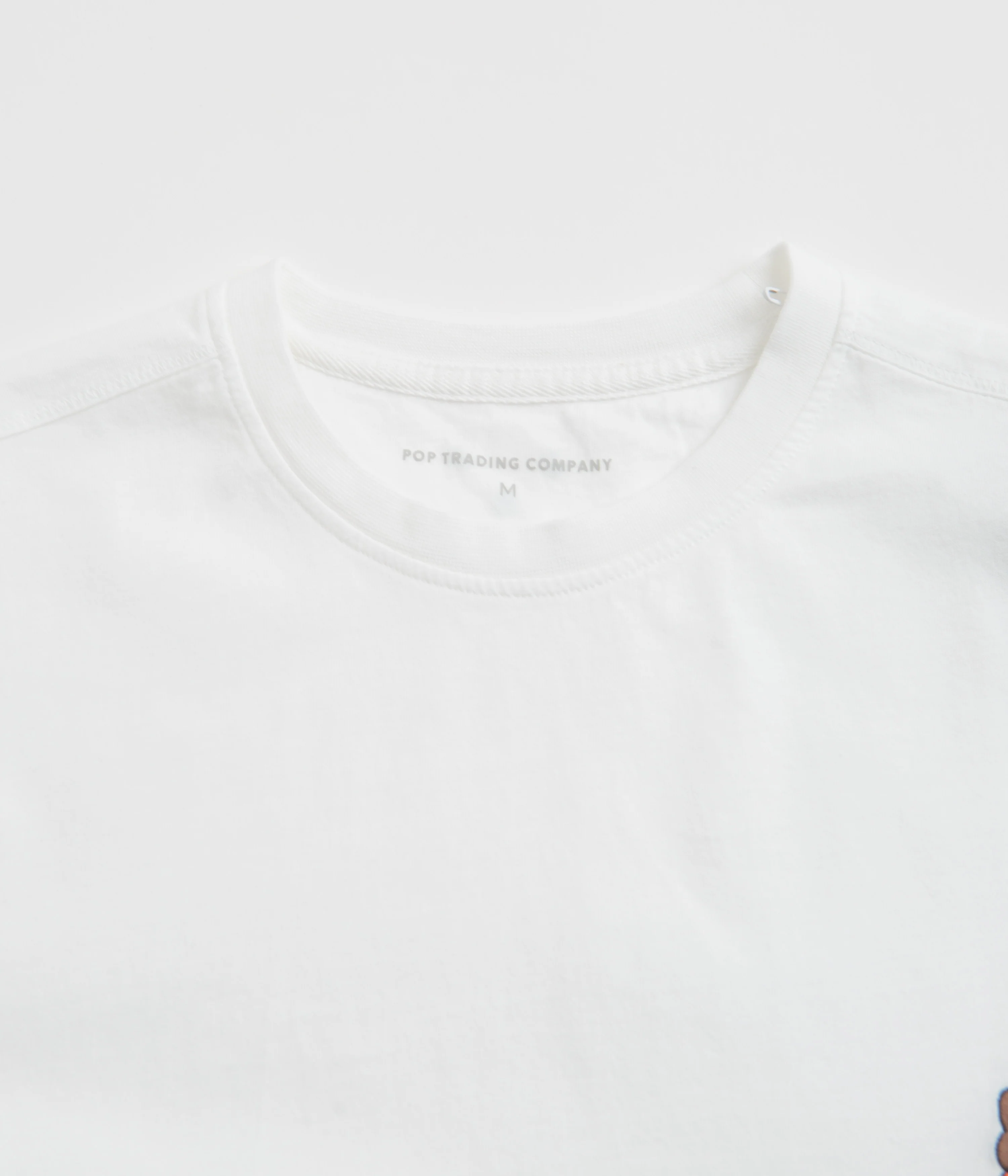 Pop Trading Company x Miffy Embroidered T-Shirt - White - Image 2