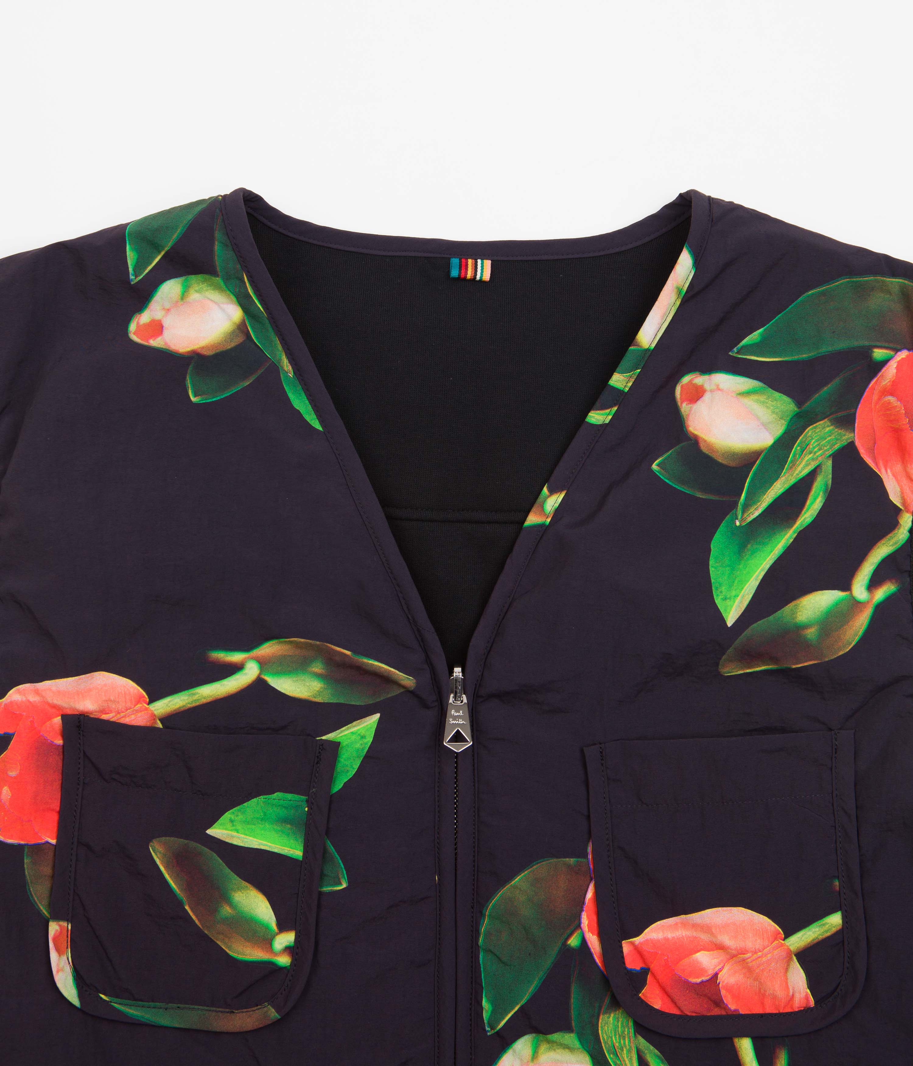 Pop Trading Company x Paul Smith Reversible Gilet - Dark Navy - Image 3