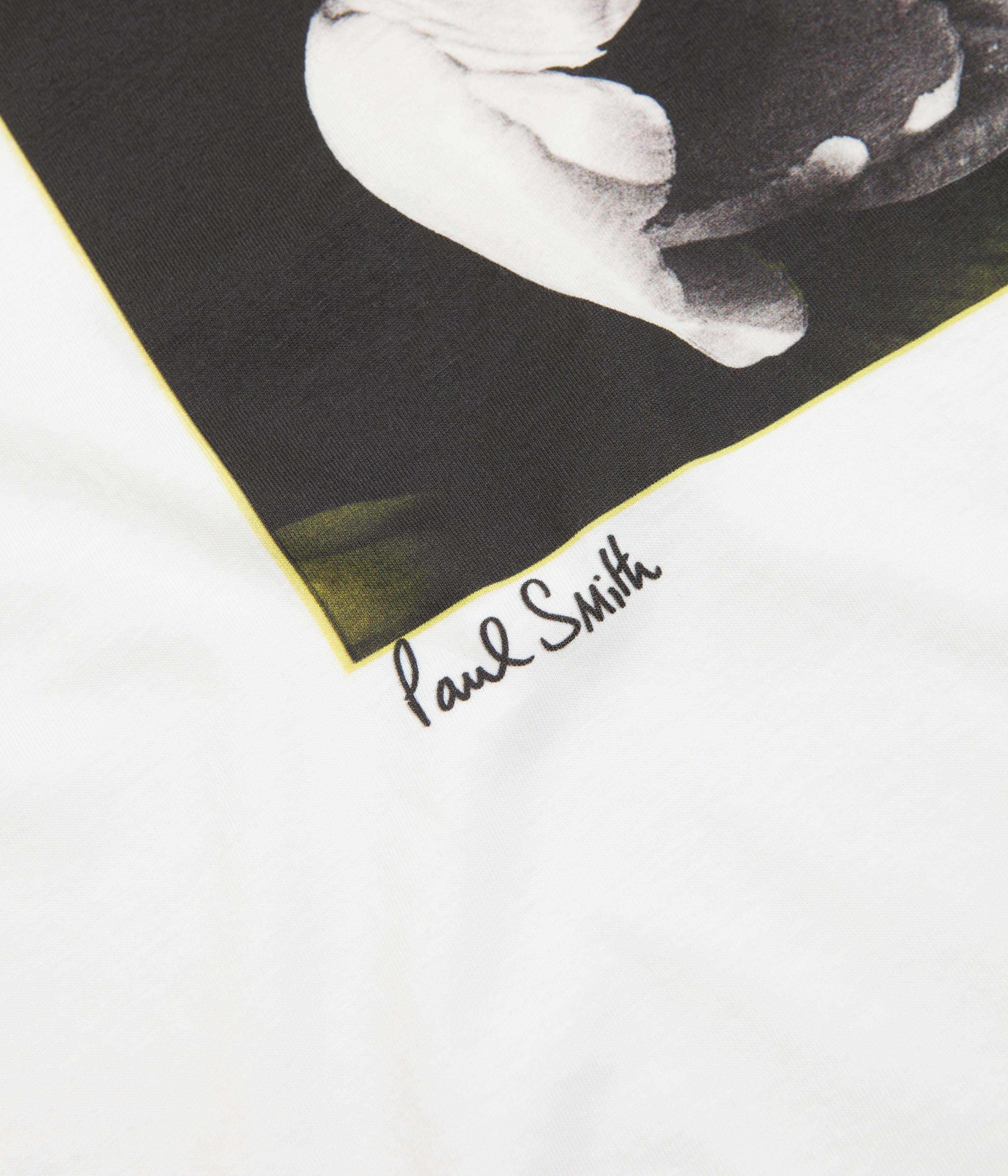 Pop Trading Company x Paul Smith Tulip Print T-Shirt - White - Image 3