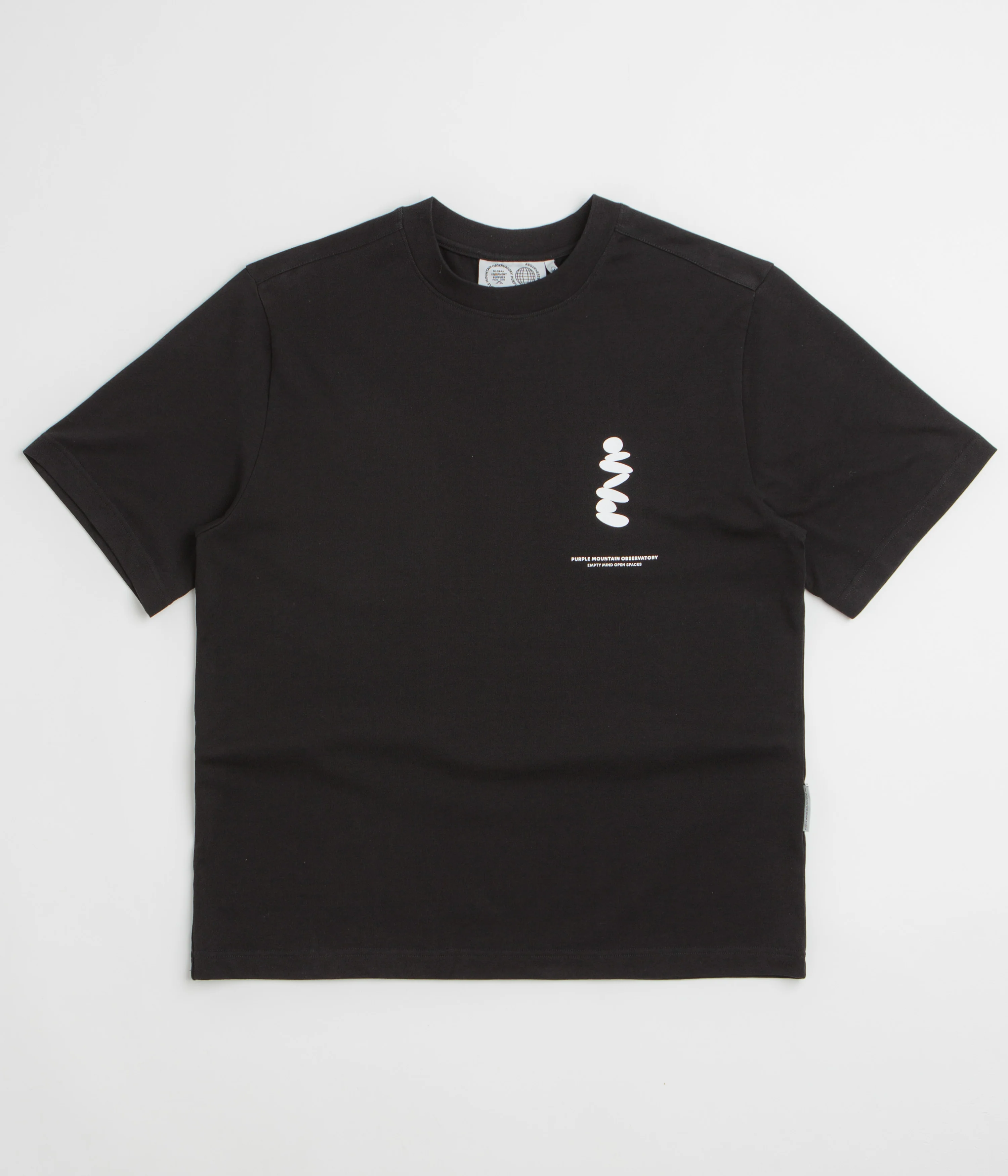 Purple Mountain Observatory Boulders T-Shirt - Black - Image 2