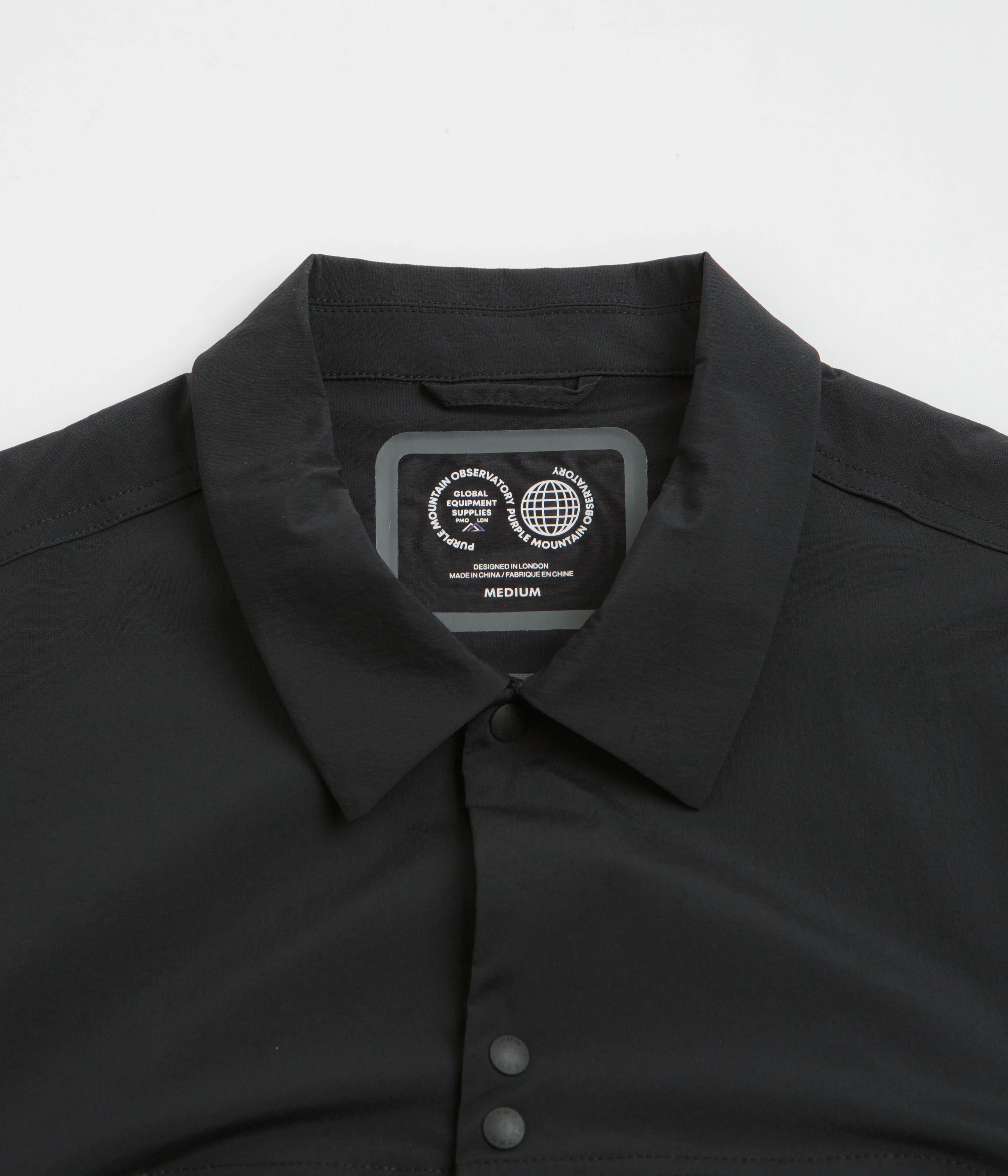 Purple Mountain Observatory Field Short Sleeve Shirt - Black - Image 2