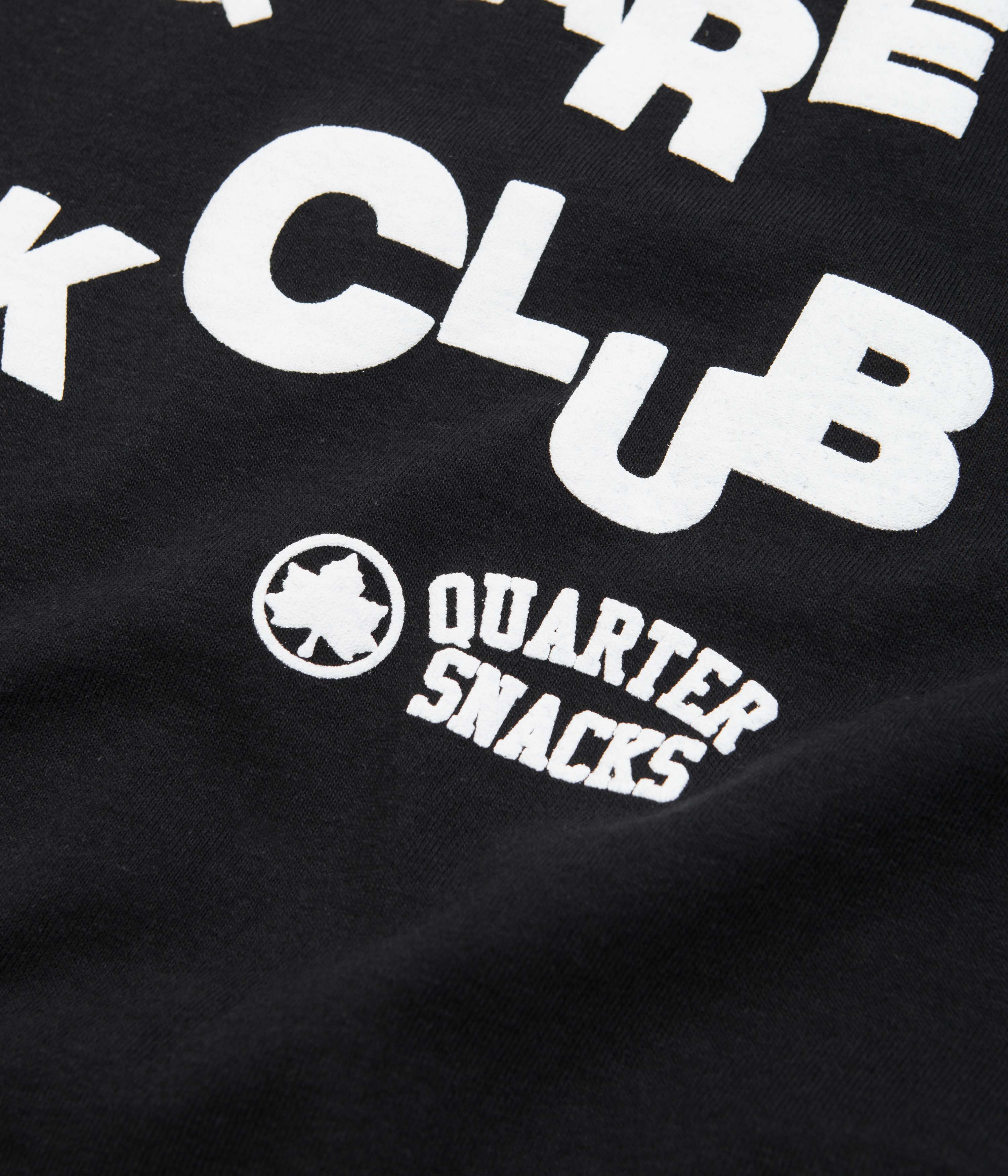 Quartersnacks 2023 Track Club T-Shirt - Black - Image 2