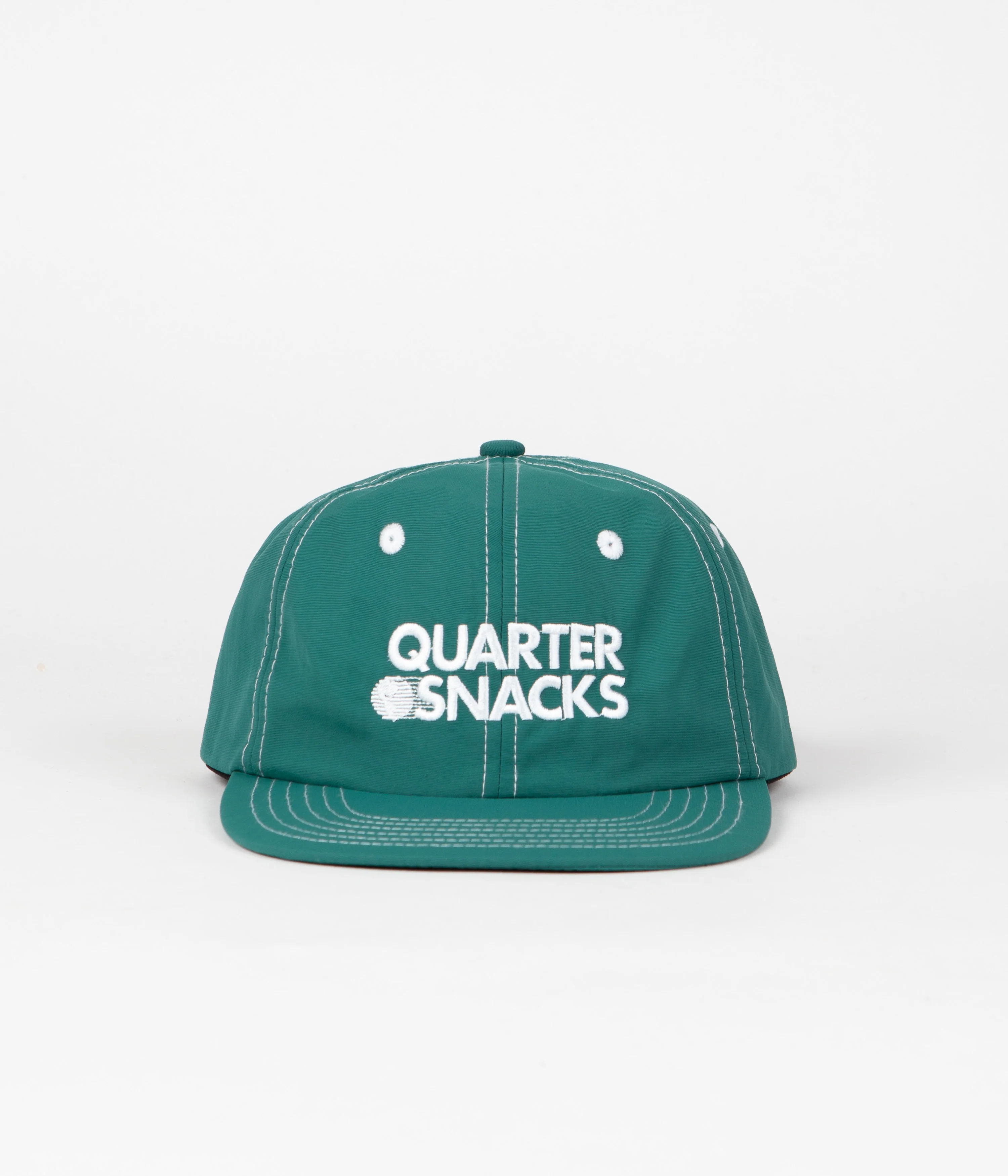 Quartersnacks Nylon Journalist Cap - Teal - Image 2