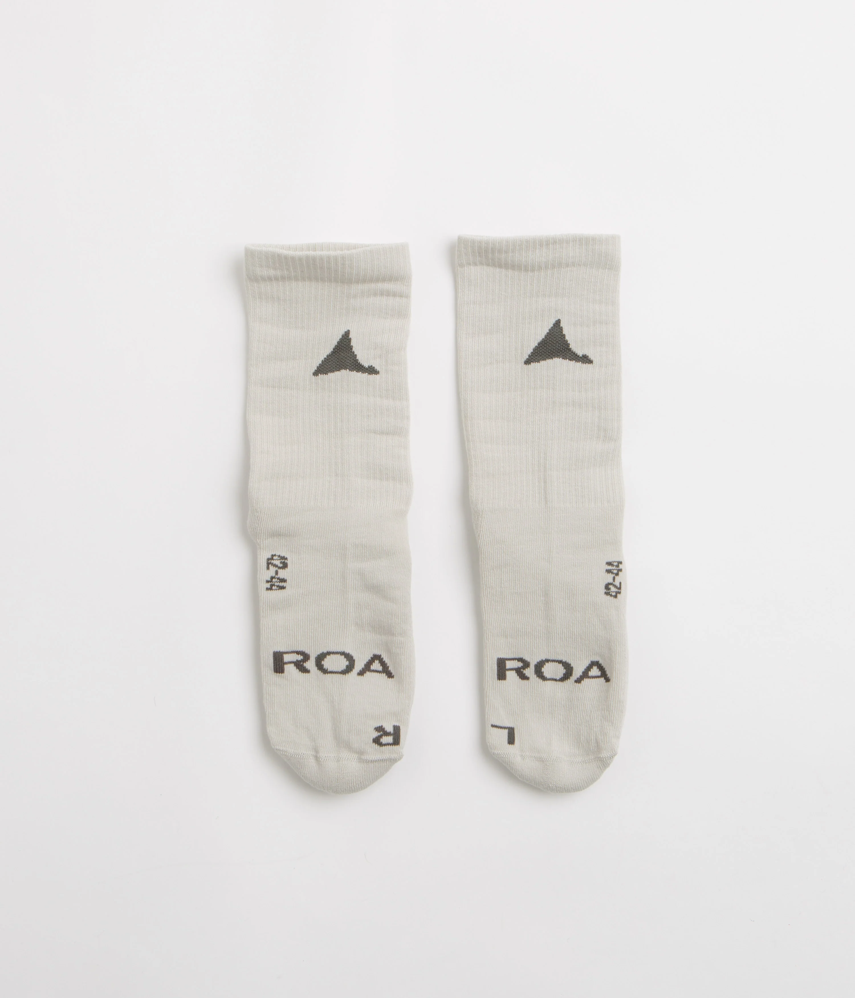 ROA Logo Biofil Socks - Light Grey - Image 2