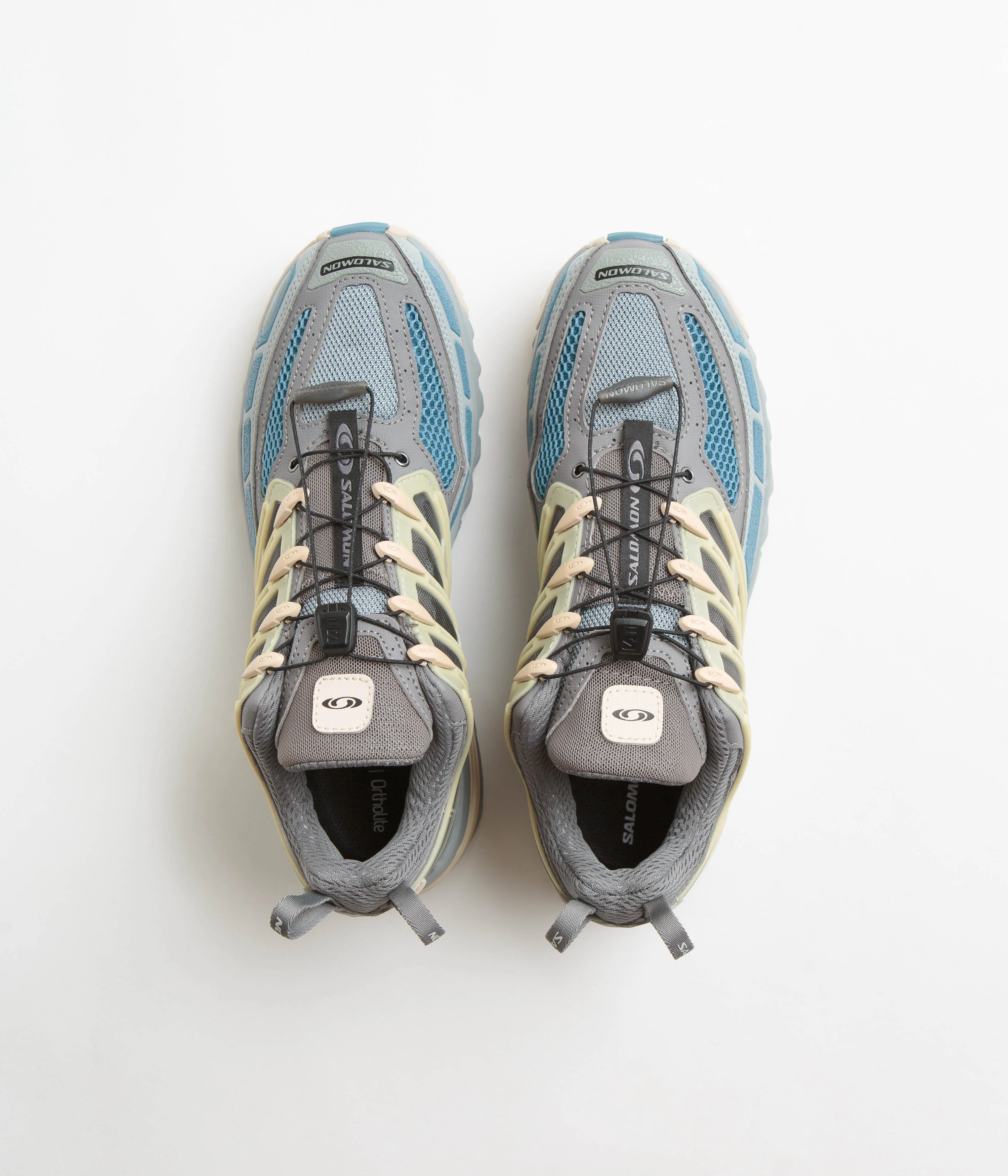 Salomon ACS Pro Shoes - Pewter / Monument / Aegean Blue - Image 7