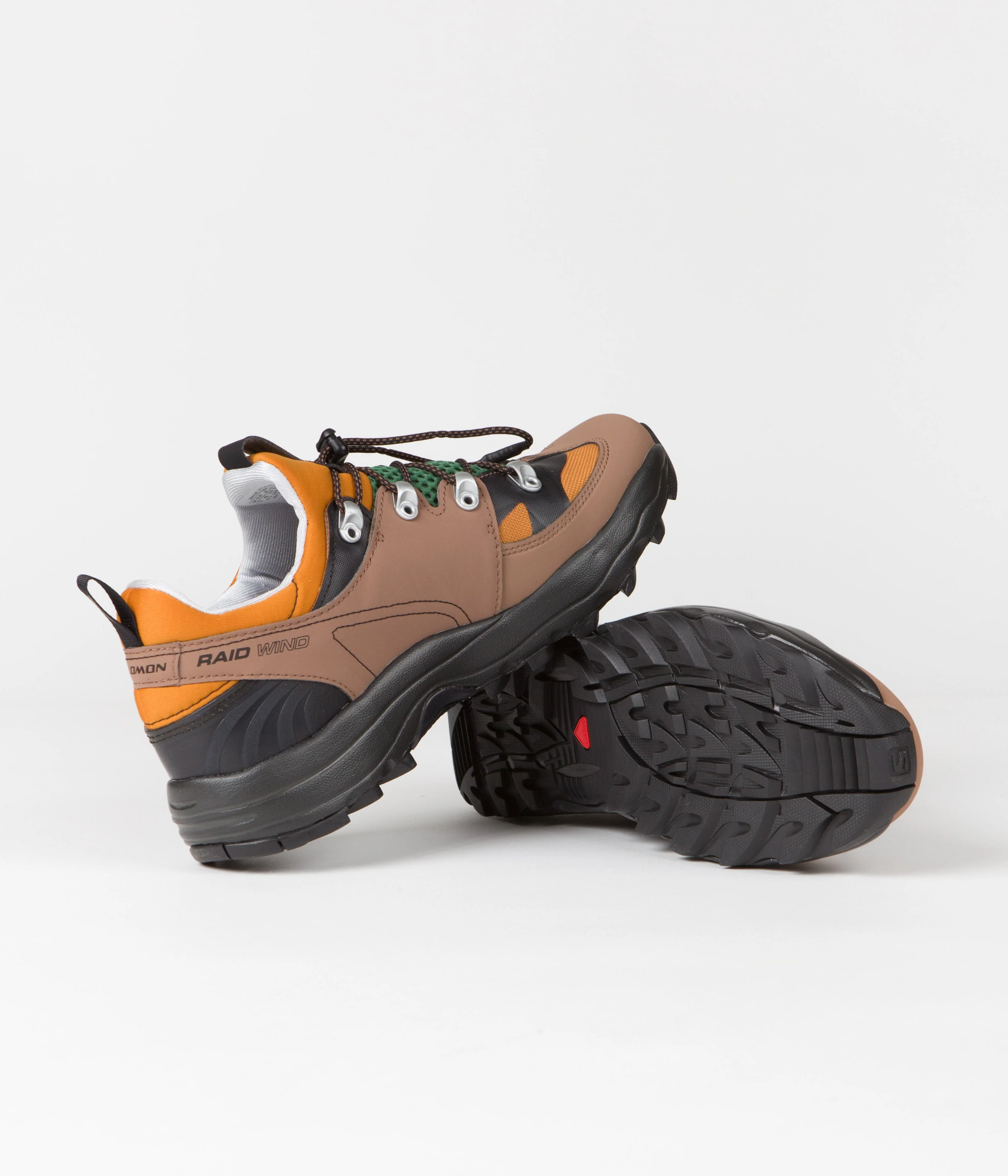 Salomon Raid Wind 75th Anniversary Shoes - Golden Oak / Acorn / Black - Image 5