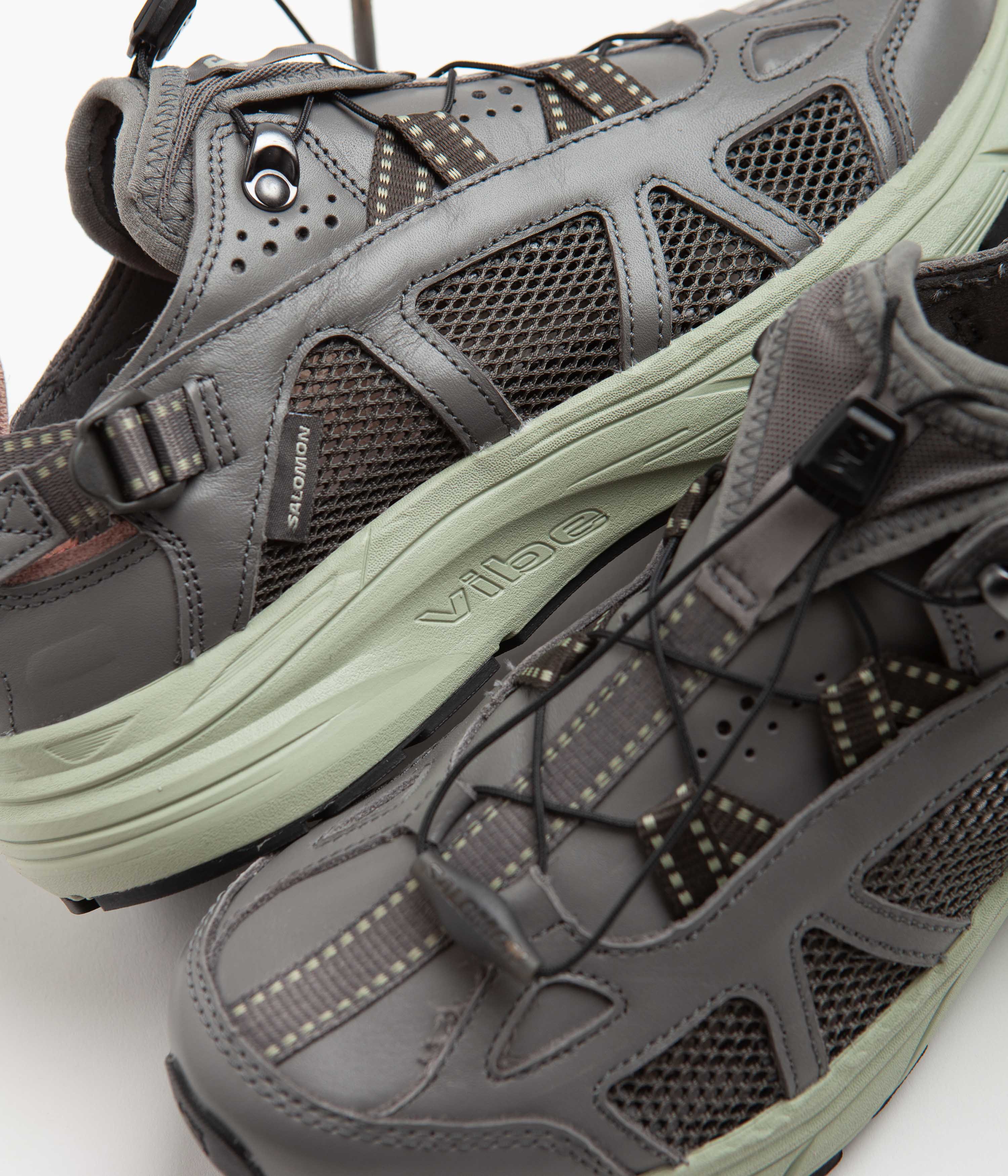 Salomon Techsonic LTR Shoes - Pewter / Desert Sage / Beluga - Image 3