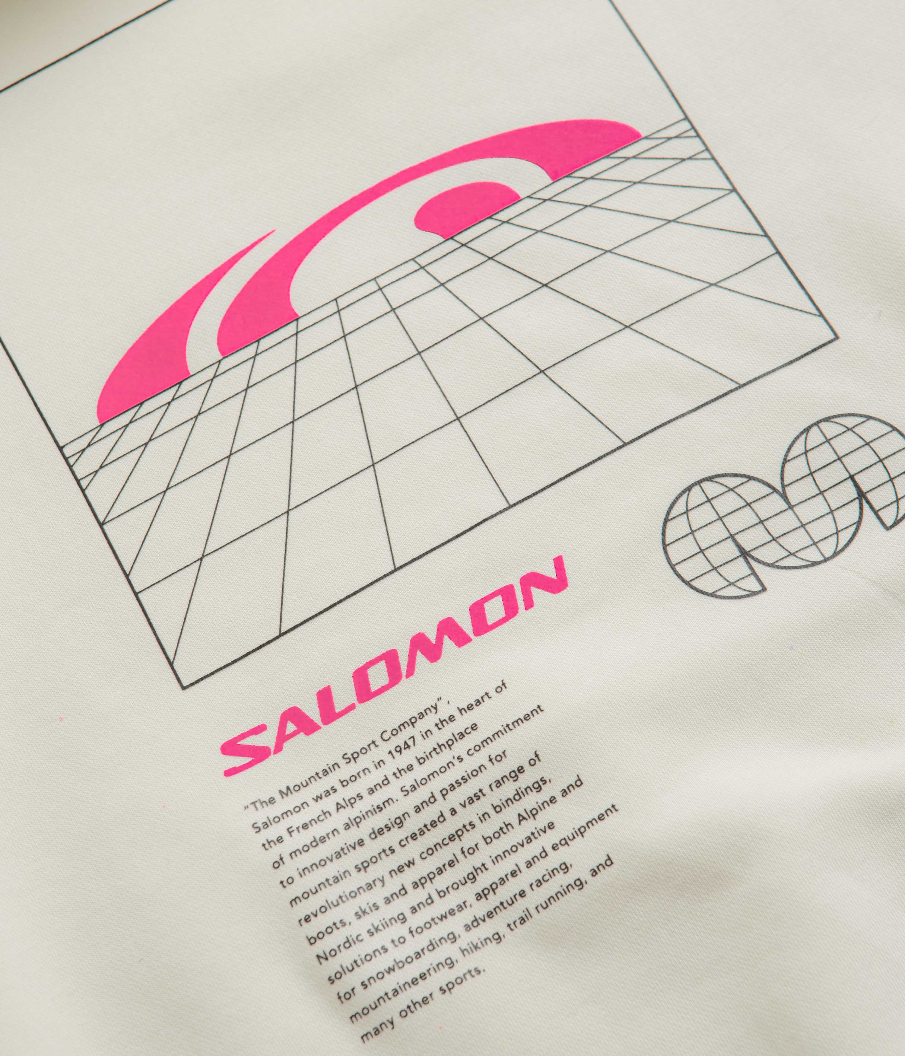 Salomon Window Graphic Hoodie - Vanilla Ice - Image 5