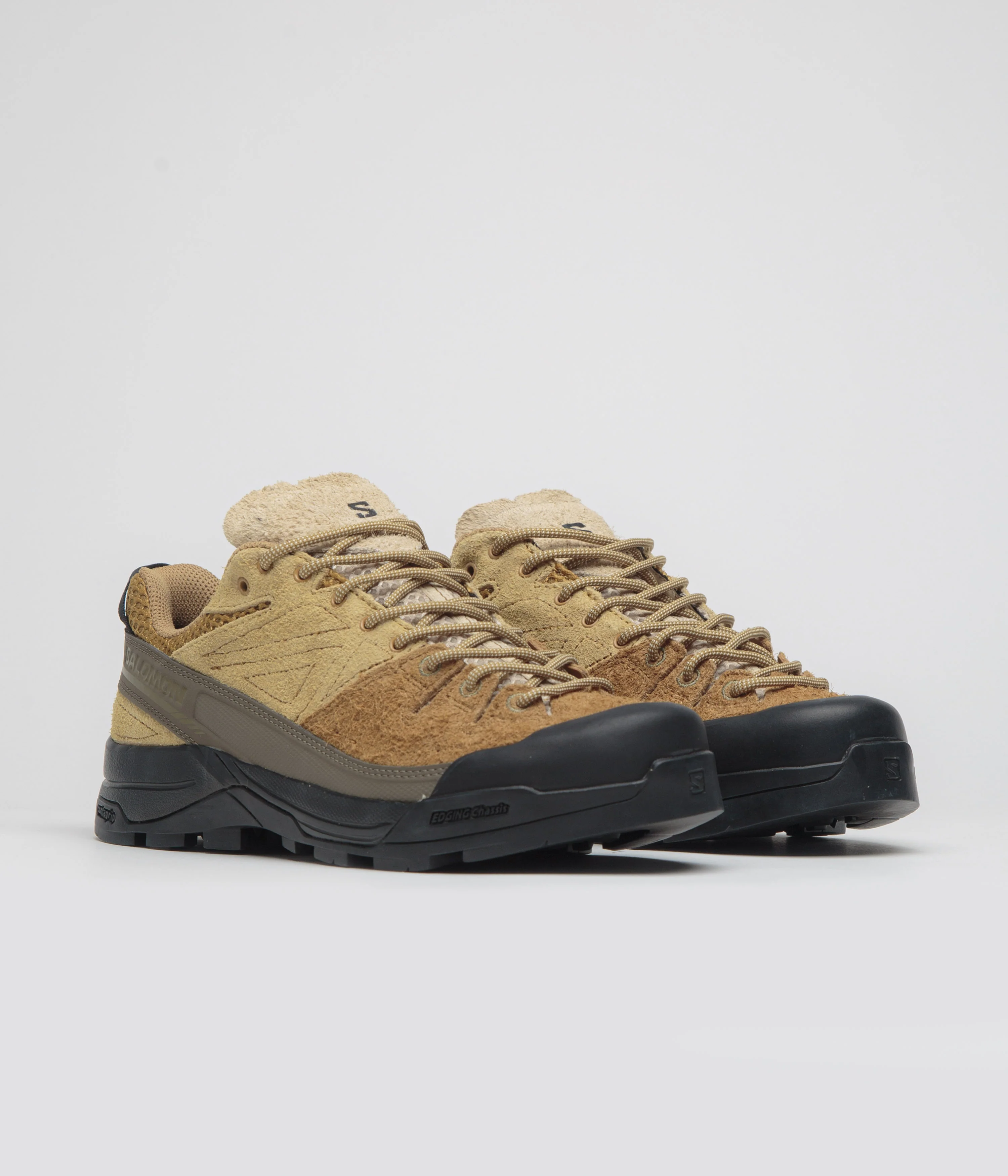 Salomon X-ALP Suede Shoes - Bronze Brown / Wood Thrush / Safari - Image 2