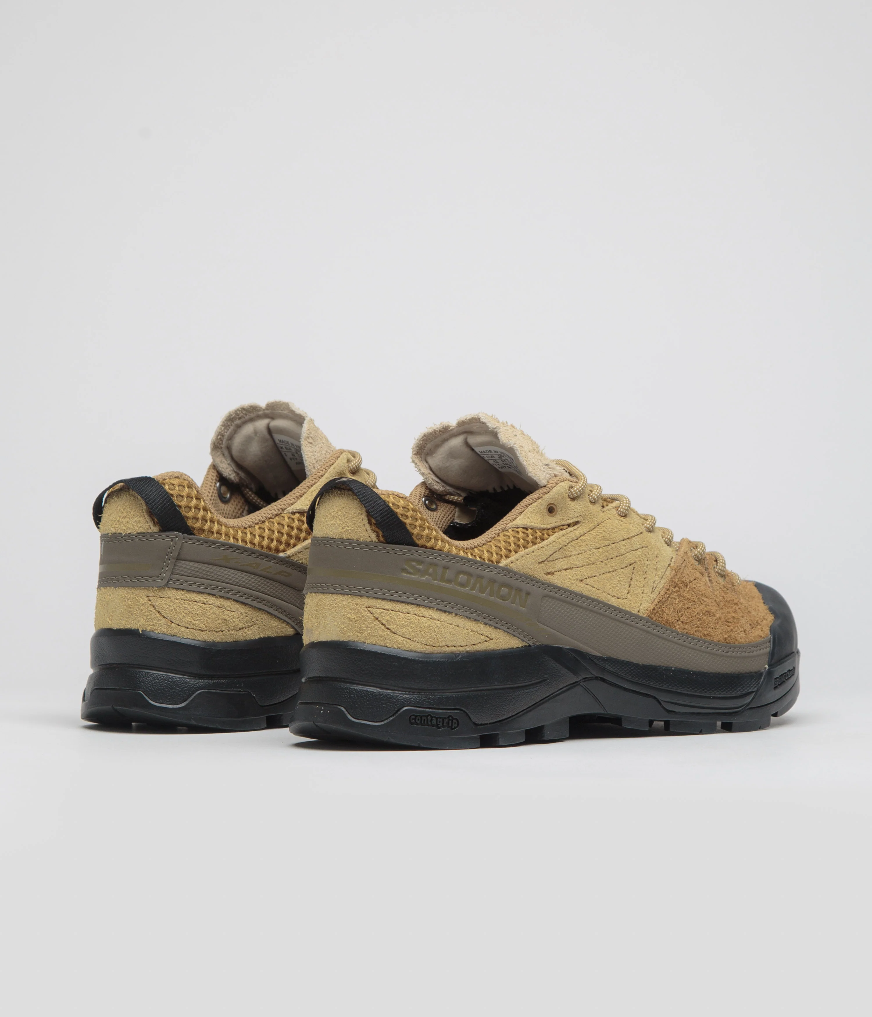 Salomon X-ALP Suede Shoes - Bronze Brown / Wood Thrush / Safari - Image 4
