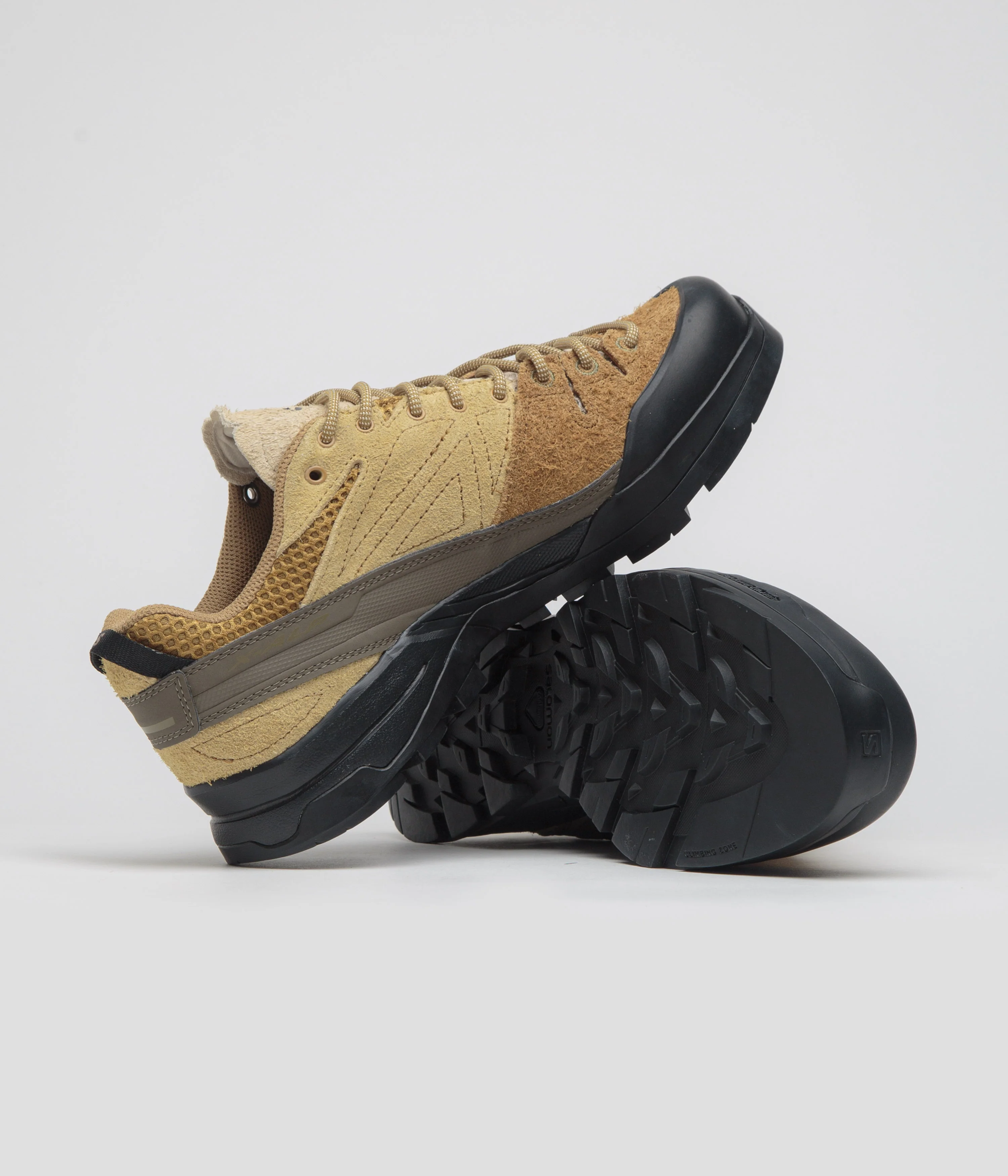 Salomon X-ALP Suede Shoes - Bronze Brown / Wood Thrush / Safari - Image 5